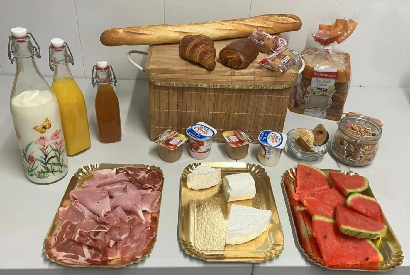 Breakfast in Résidence Les Esplaneilles