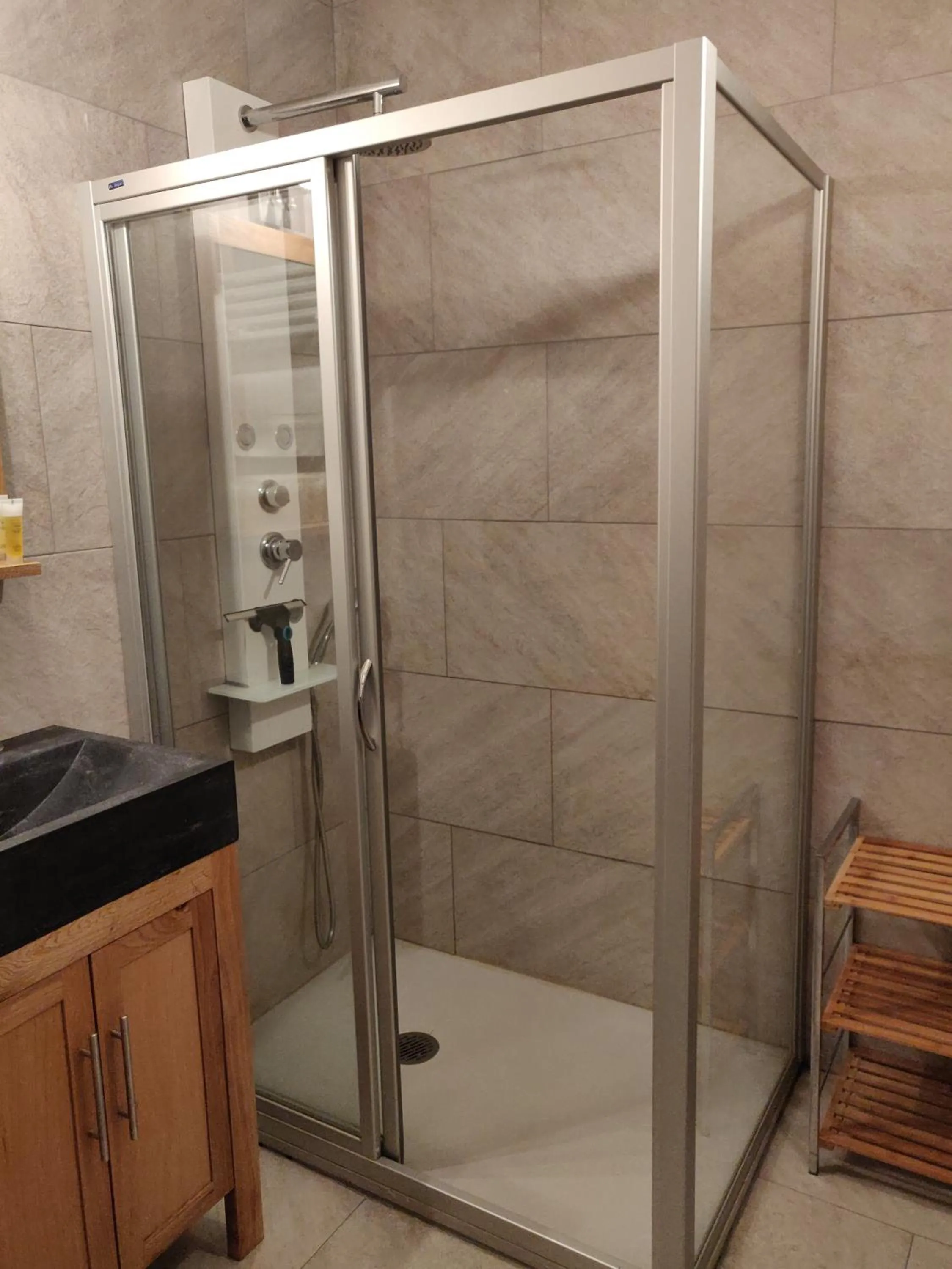 Shower in Résidence Les Esplaneilles