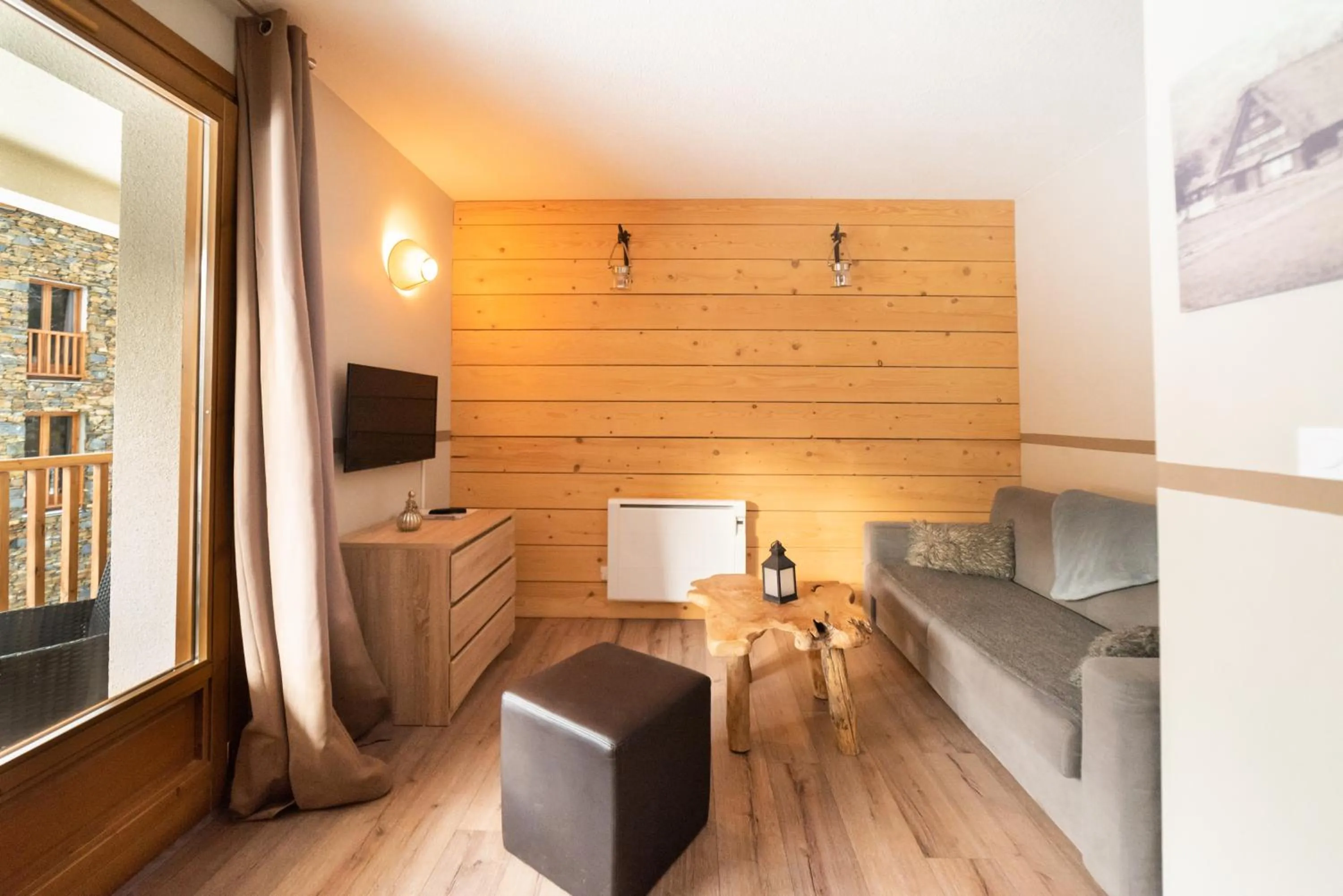 Living room in Résidence Les Esplaneilles