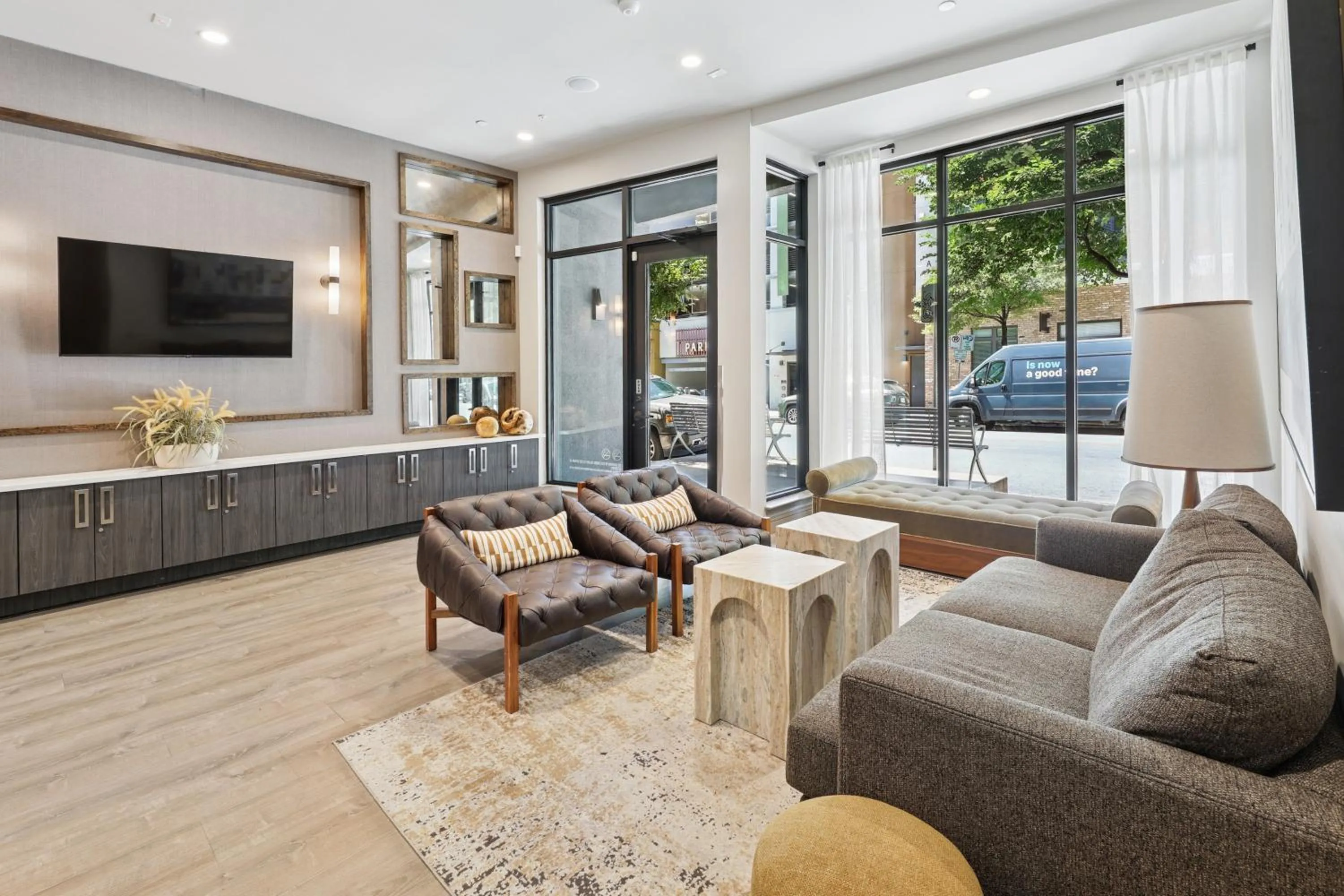 Lobby or reception in Sentral East Austin at 1630 E Sixth