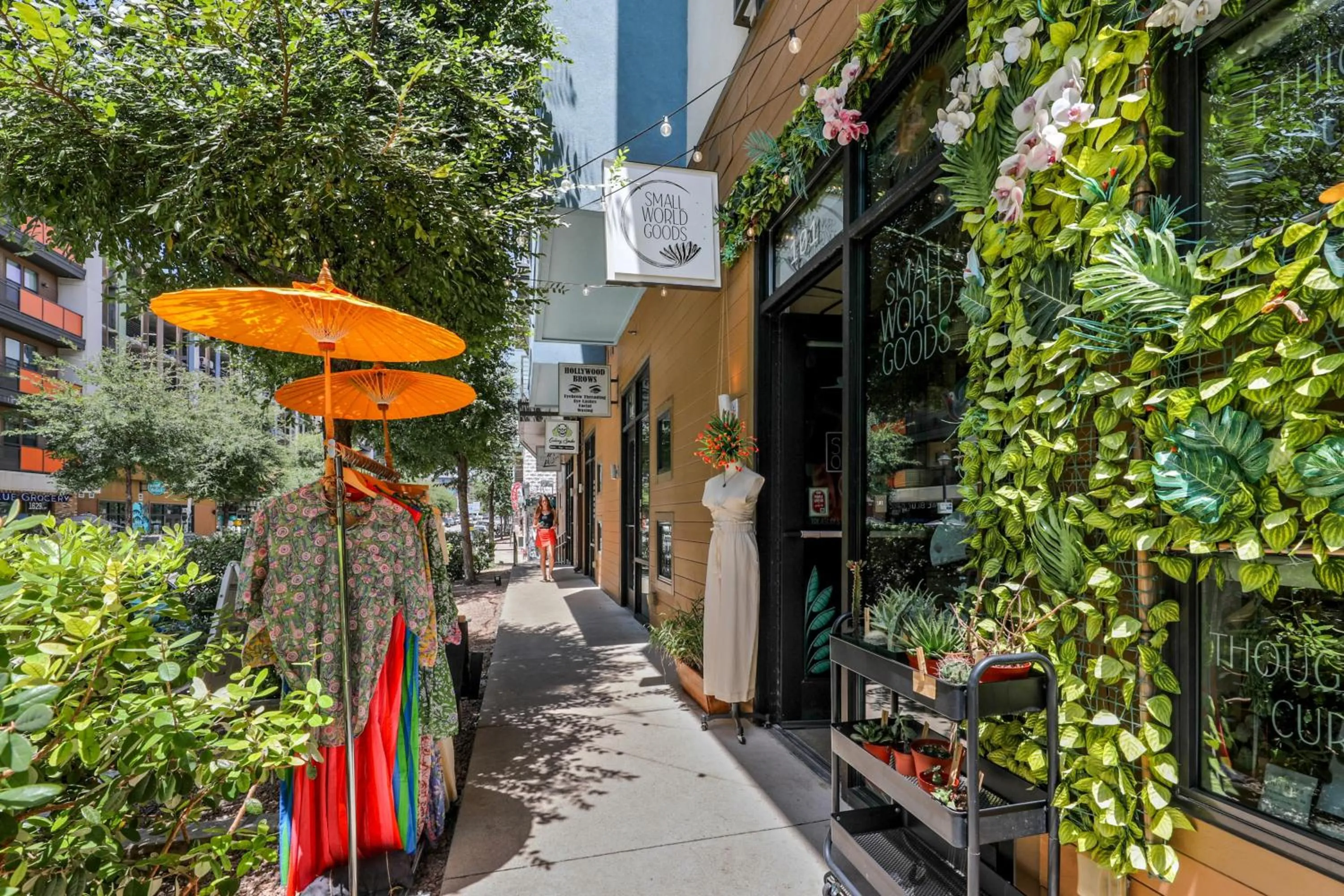 On-site shops in Sentral East Austin at 1630 E Sixth