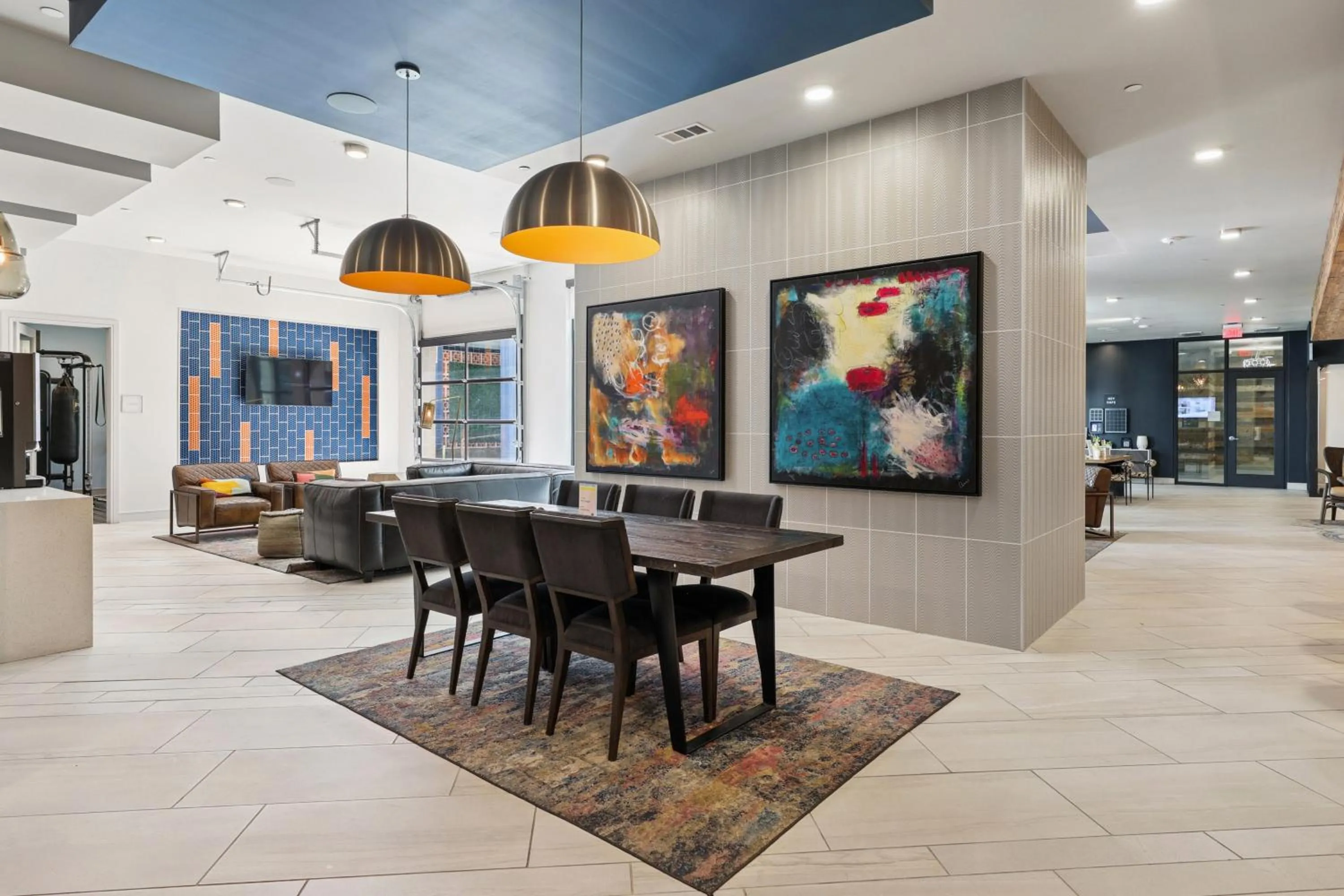 Communal lounge/ TV room in Sentral East Austin at 1630 E Sixth