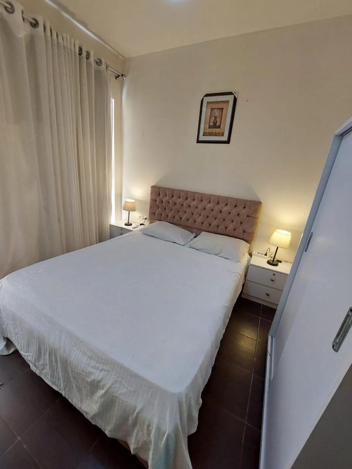 Bed in porto sharm 2 bed room and private garden-pool view