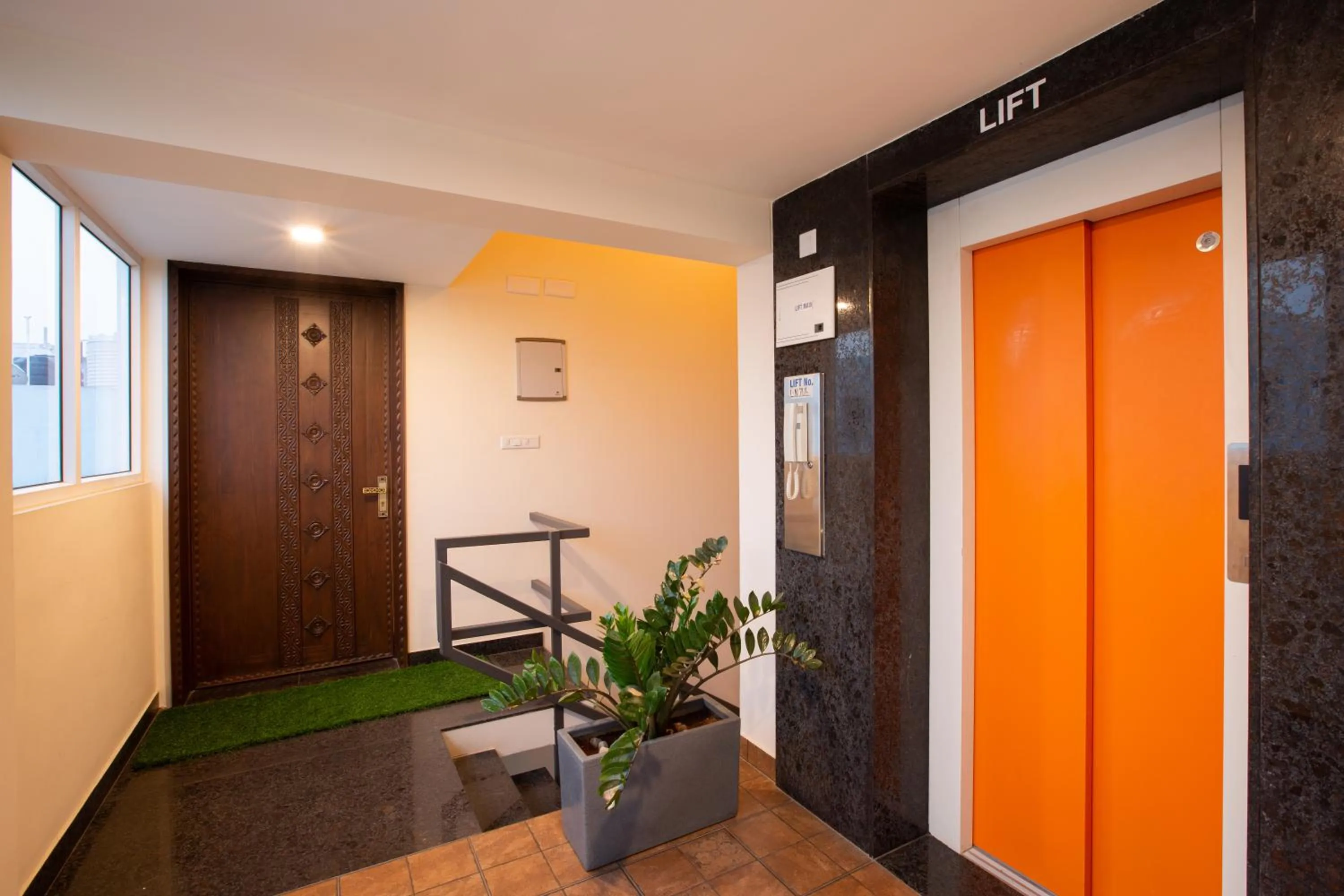 elevator in Sarvam Serviced Apartment