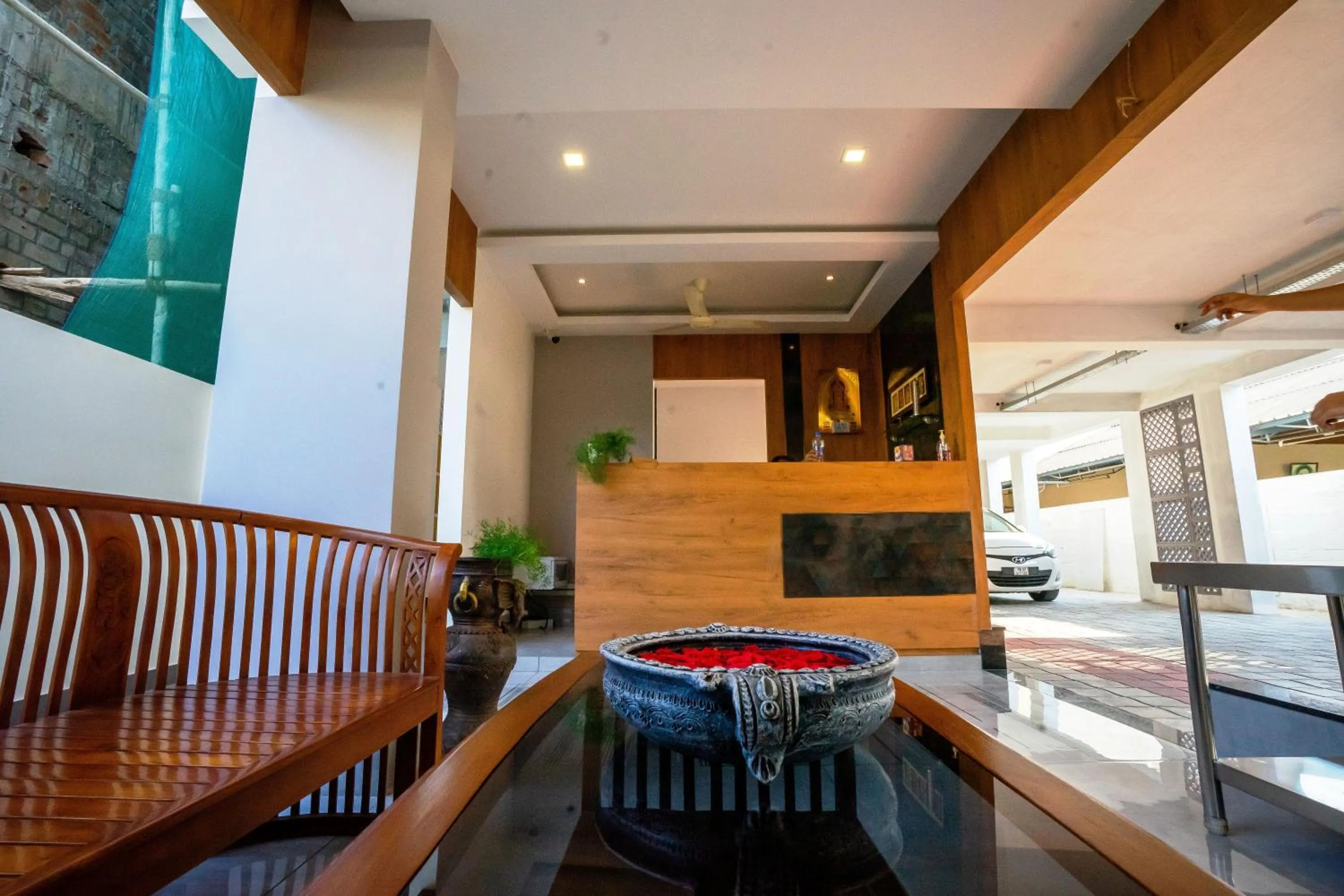 Lobby or reception in Sarvam Serviced Apartment