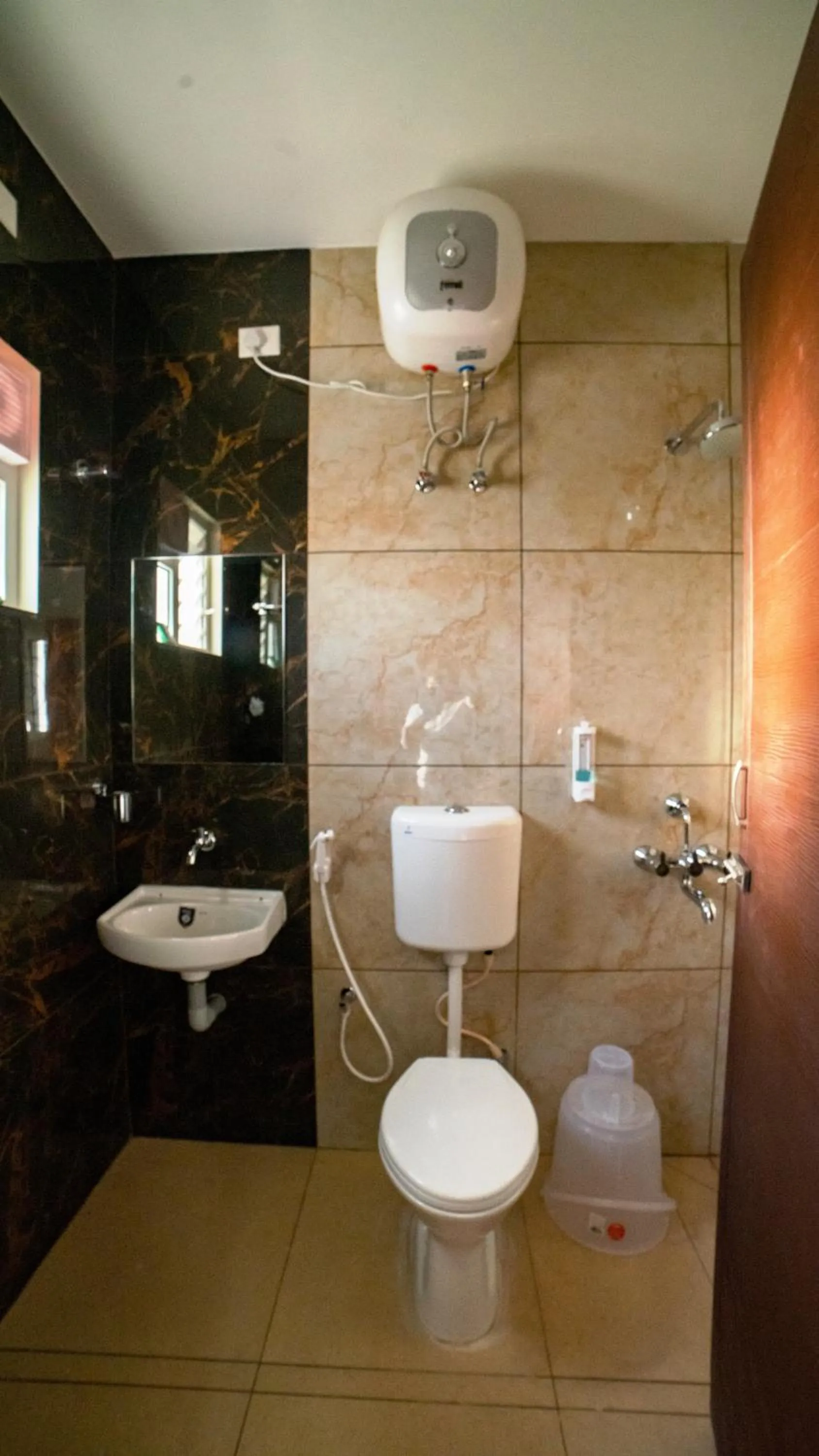 Bathroom in Sarvam Serviced Apartment