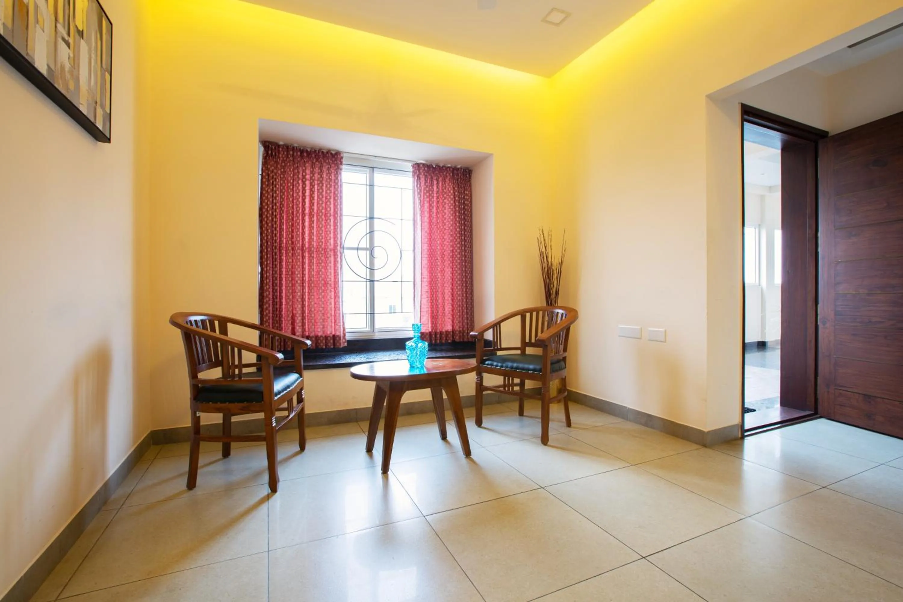 Living room in Sarvam Serviced Apartment
