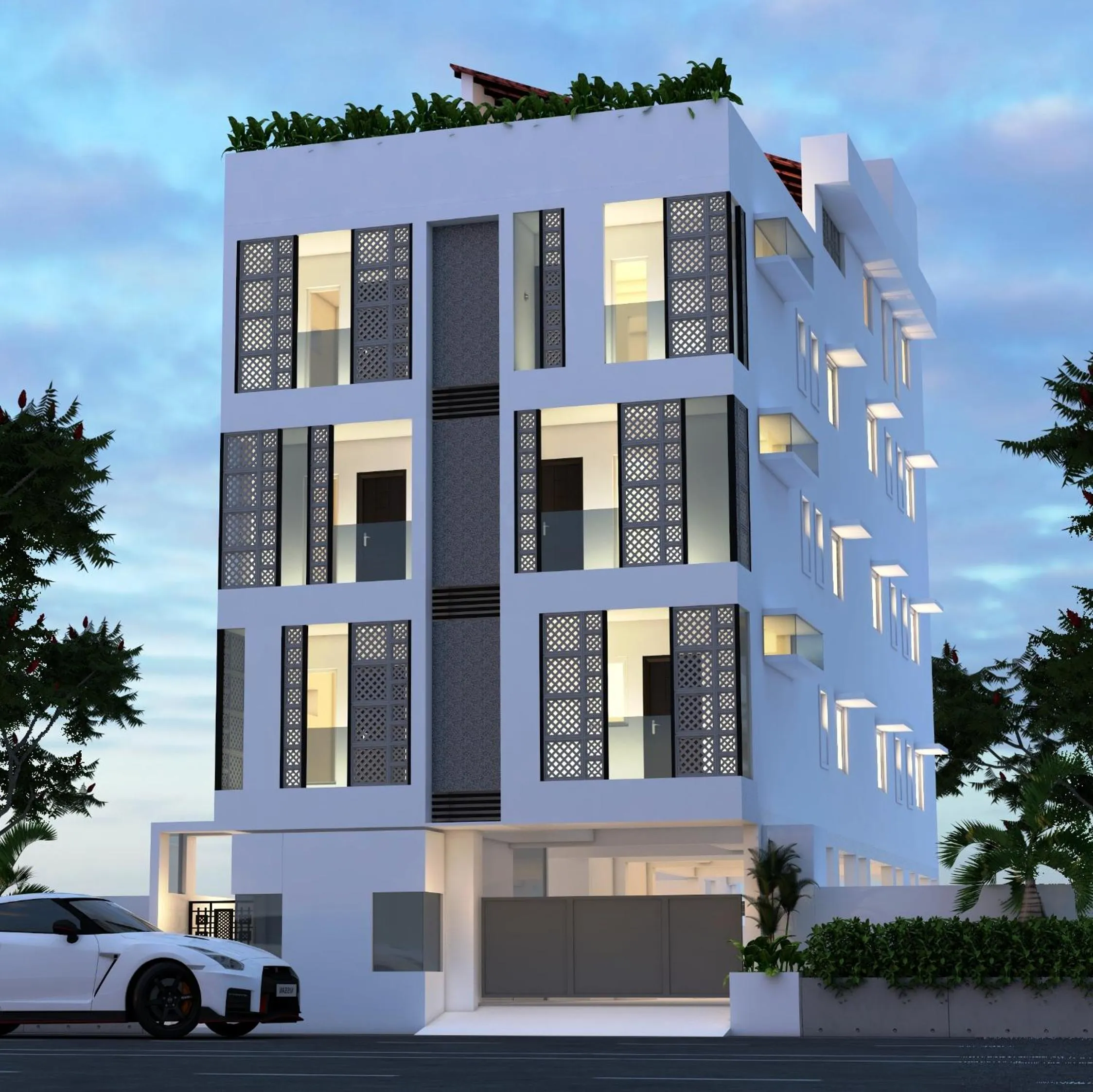 Property building in Sarvam Serviced Apartment