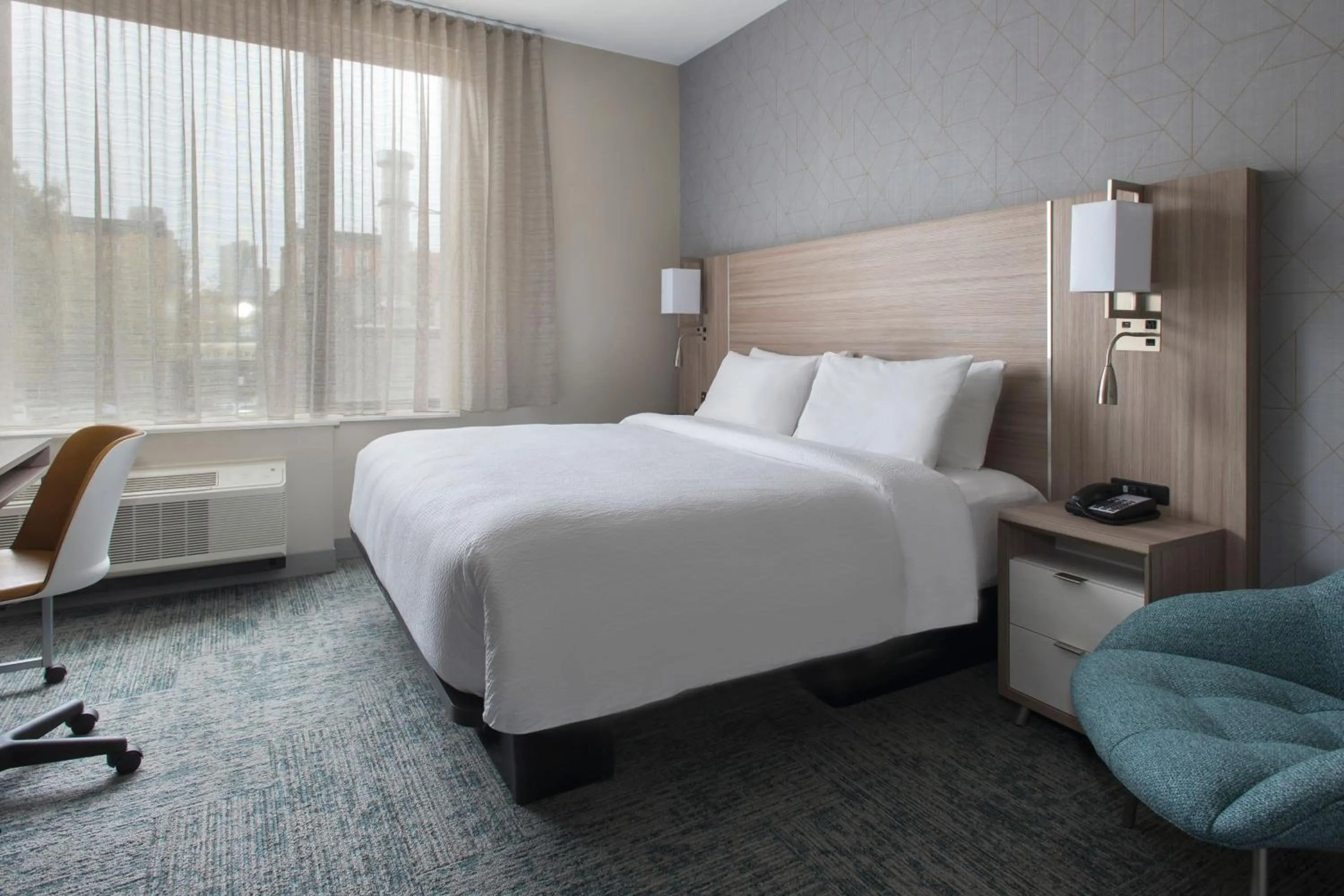Bedroom, Bed in TownePlace Suites by Marriott New York Brooklyn