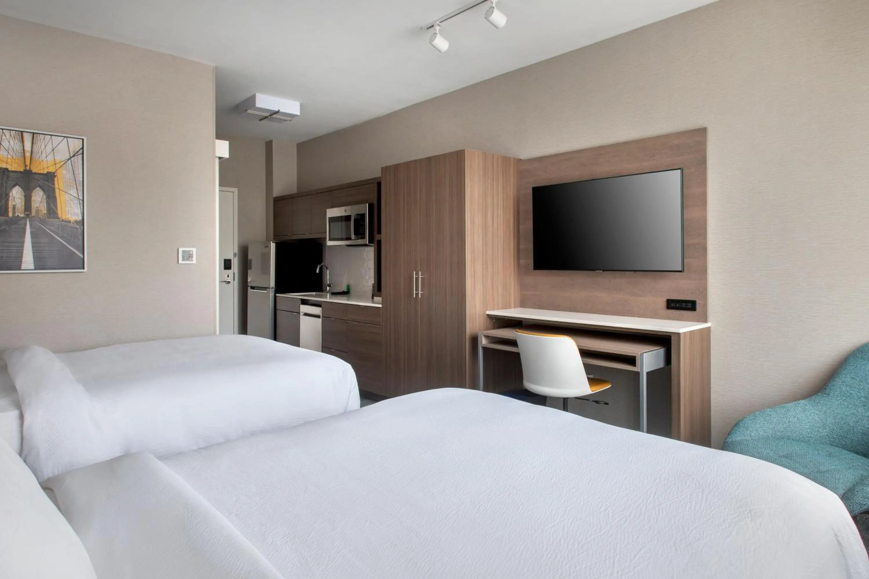 Bedroom, Bed in TownePlace Suites by Marriott New York Brooklyn