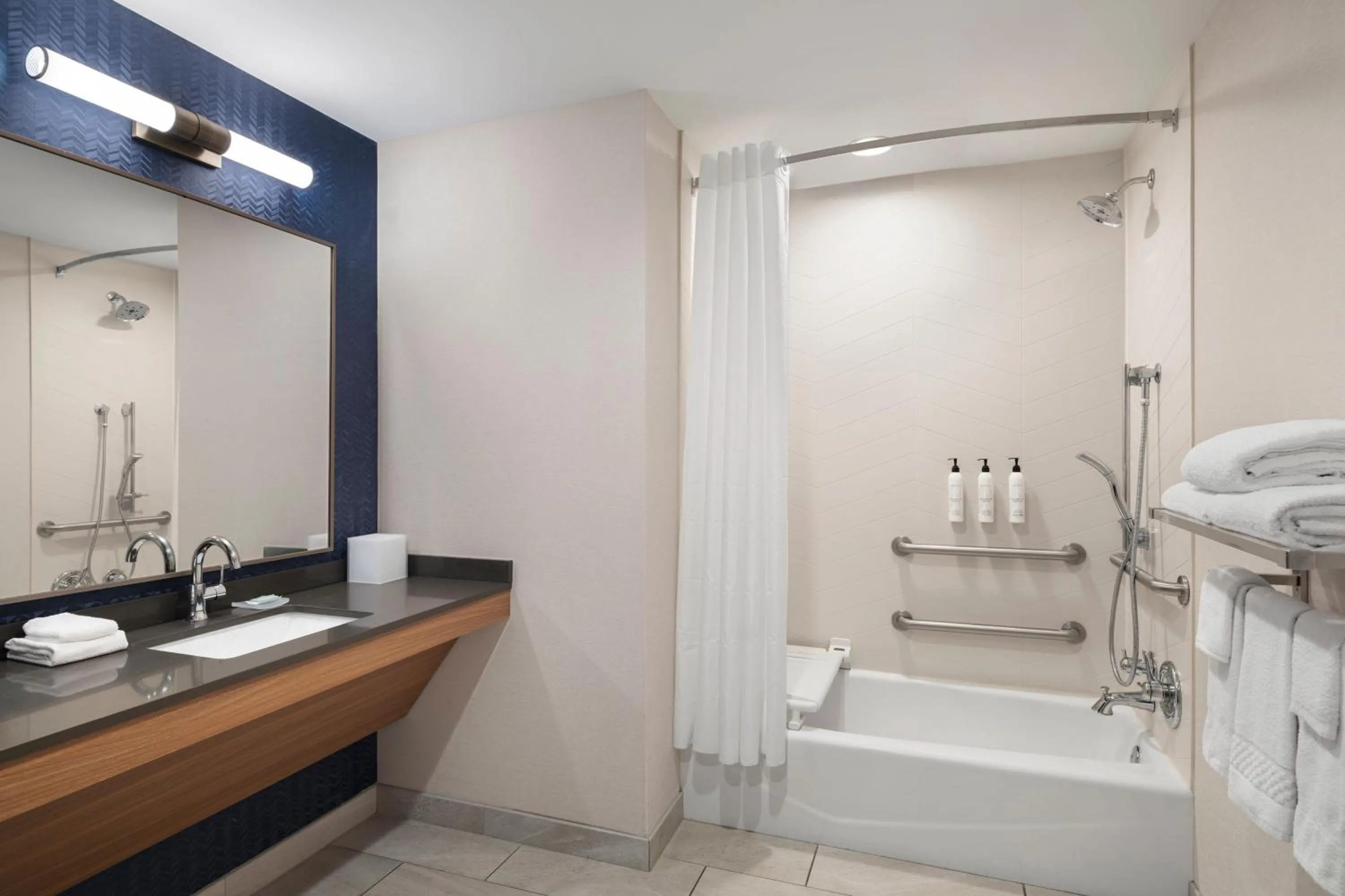 Bathroom in Fairfield Inn & Suites Madison Historic Eagle Cotton Mill