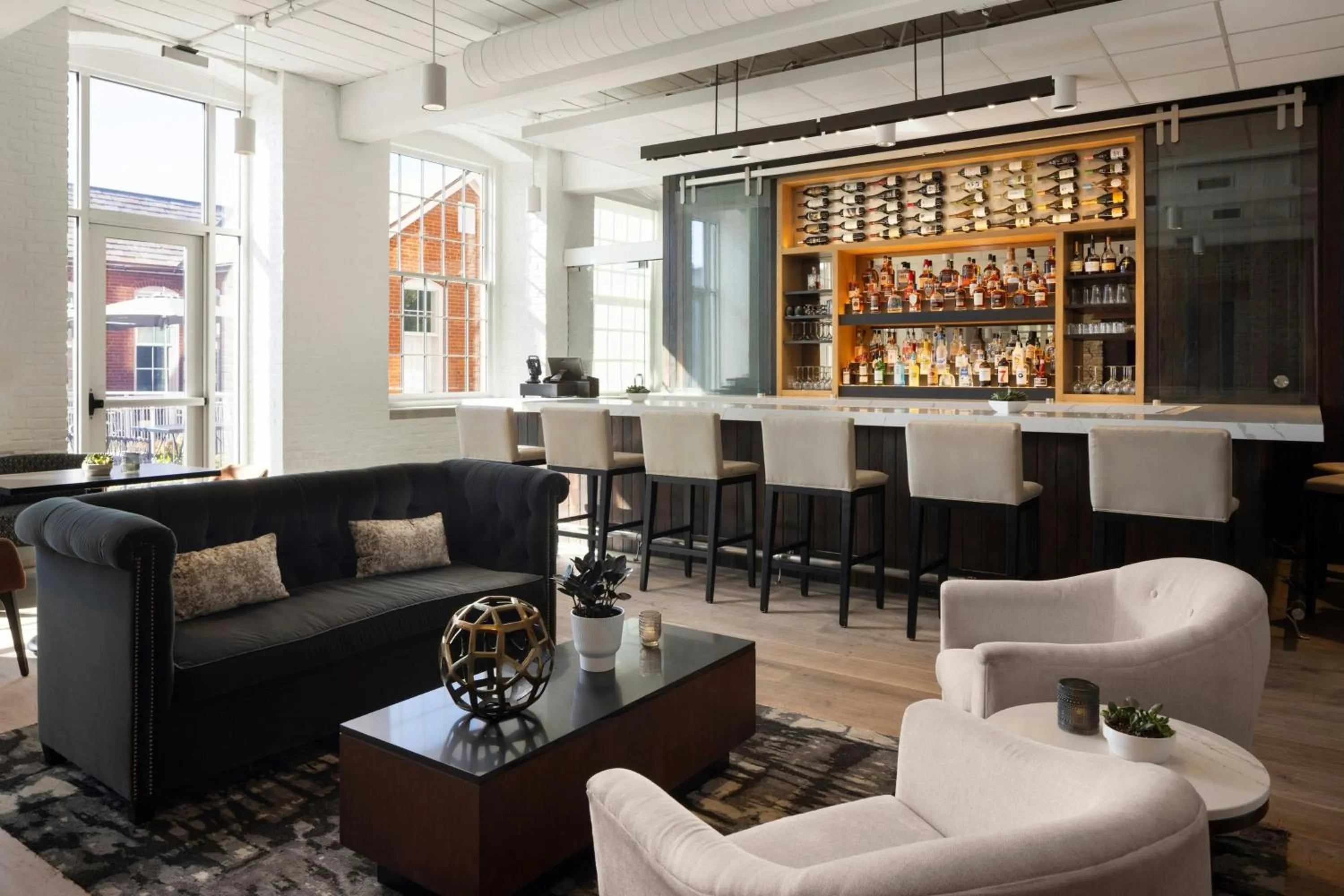 Lounge or bar in Fairfield Inn & Suites Madison Historic Eagle Cotton Mill