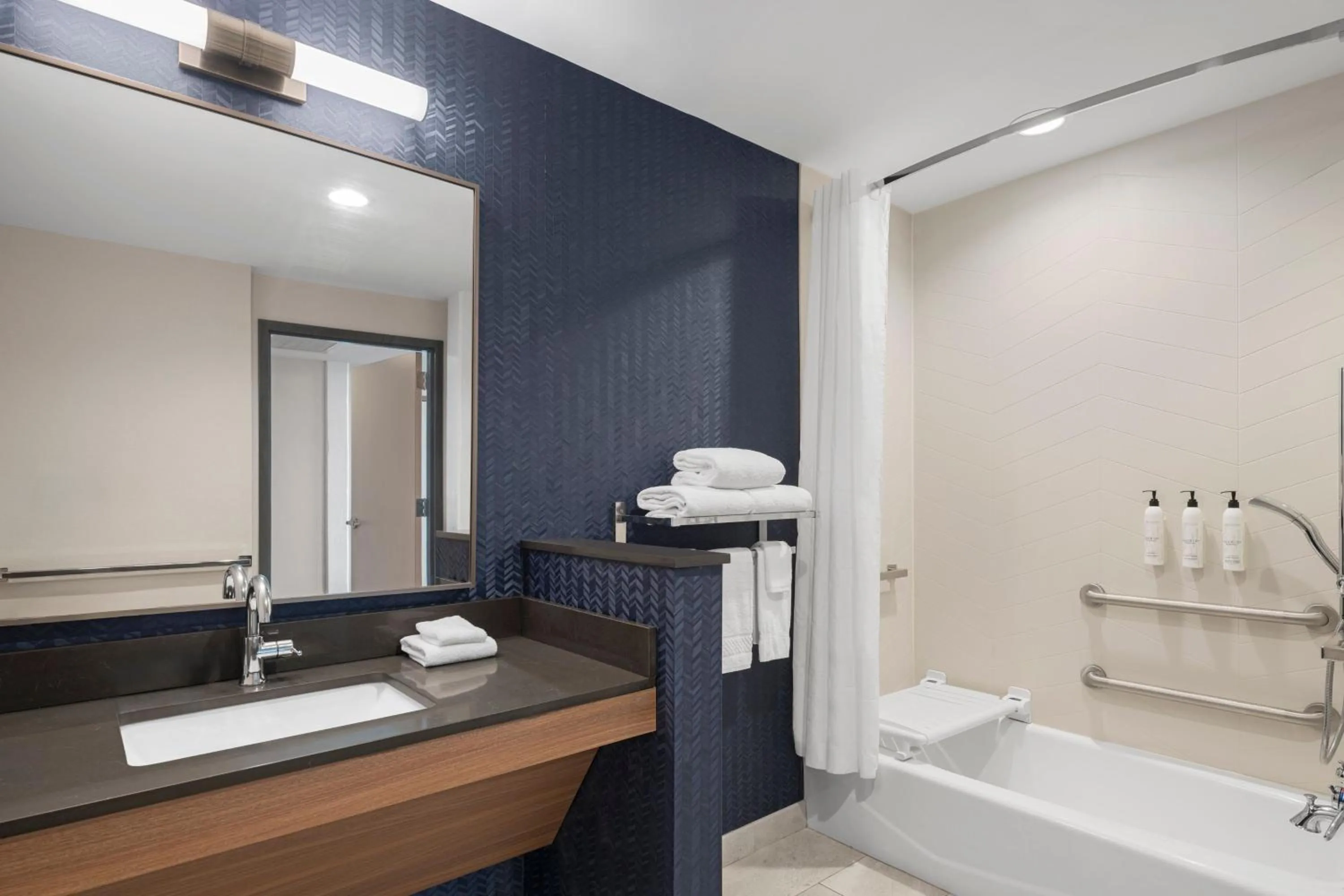 Bathroom in Fairfield Inn & Suites Madison Historic Eagle Cotton Mill