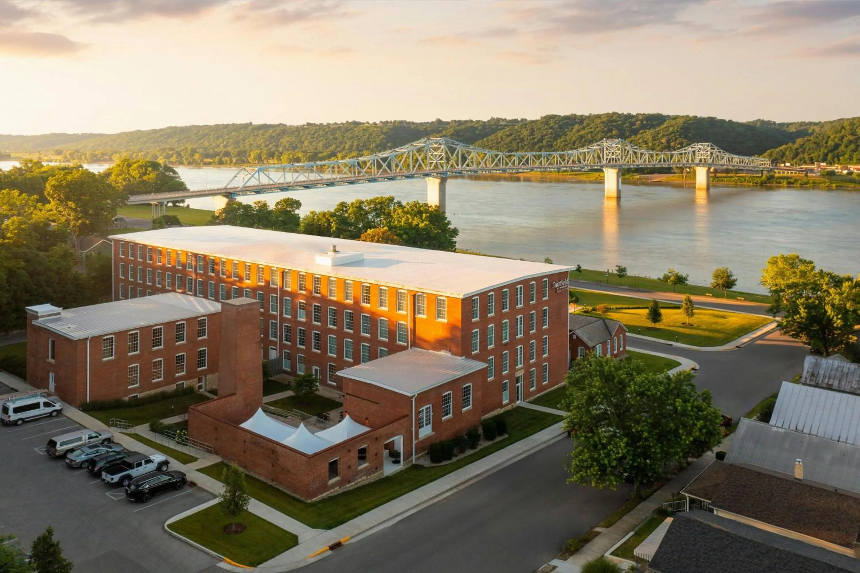 Property building in Fairfield Inn & Suites Madison Historic Eagle Cotton Mill