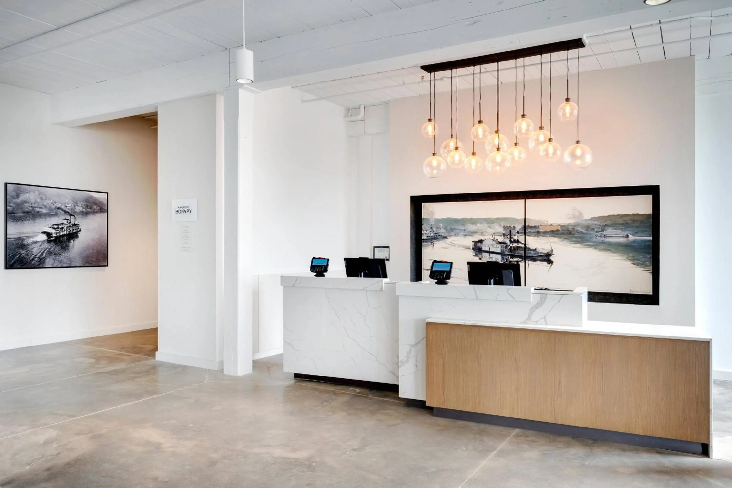 Lobby or reception in Fairfield Inn & Suites Madison Historic Eagle Cotton Mill