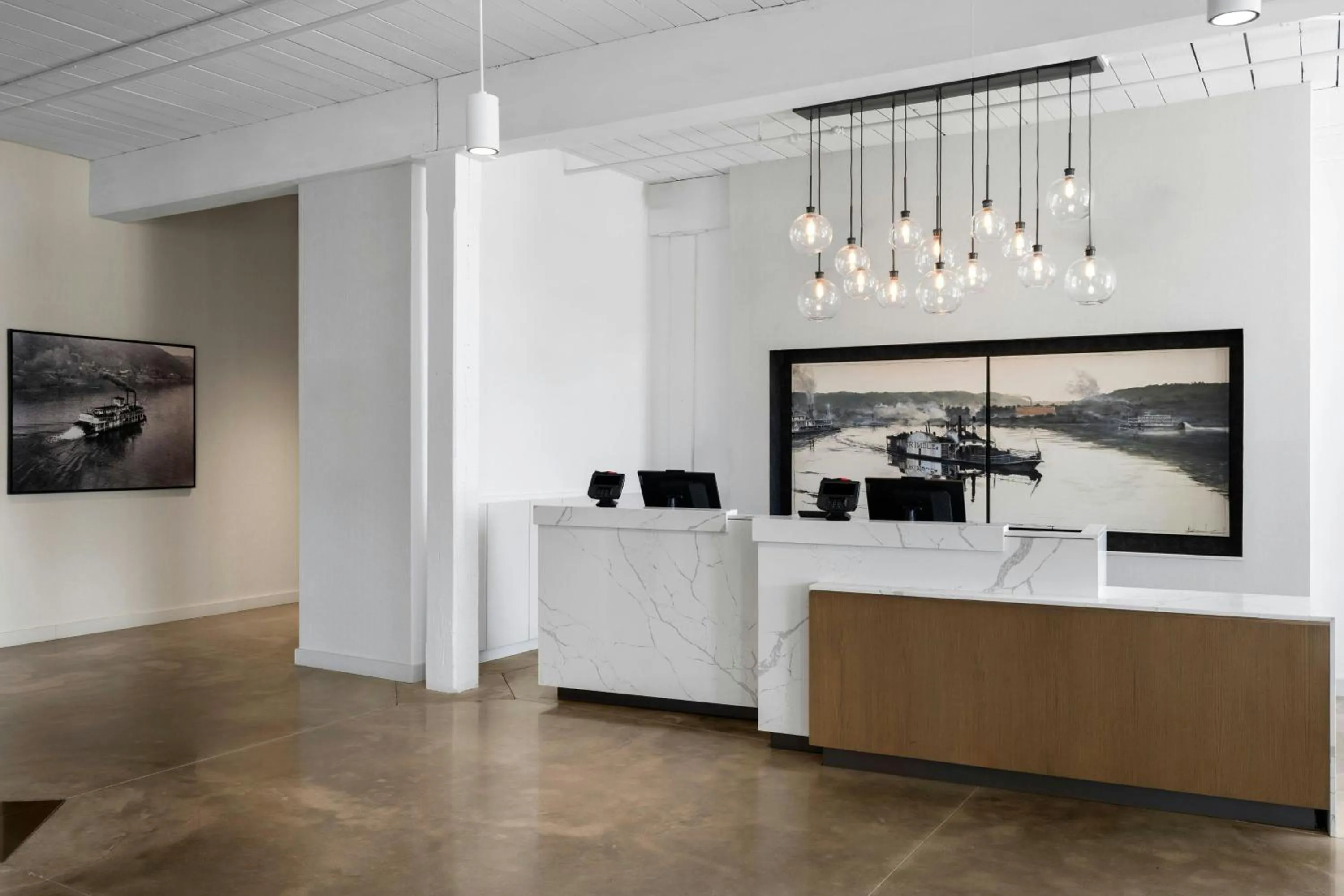 Lobby or reception in Fairfield Inn & Suites Madison Historic Eagle Cotton Mill