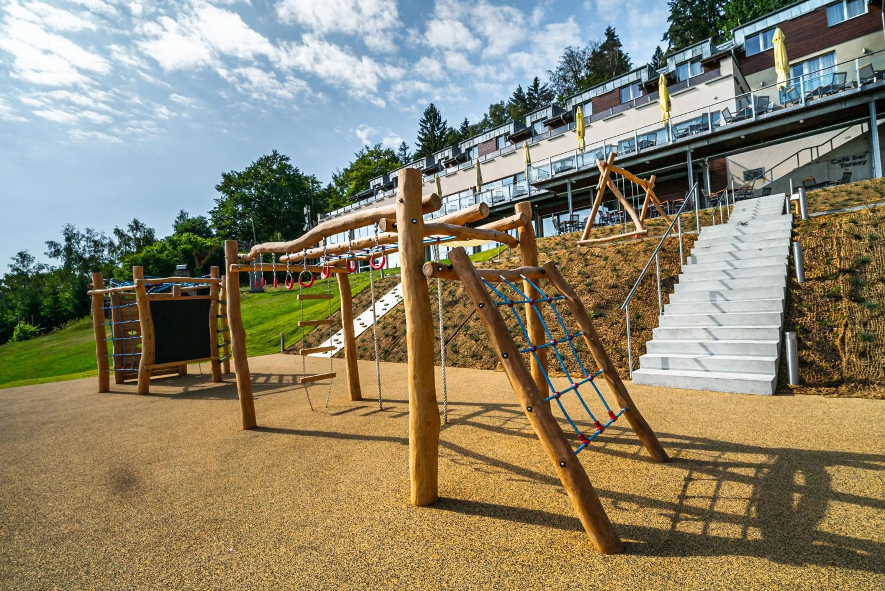 Children play ground in Hotel Monínec
