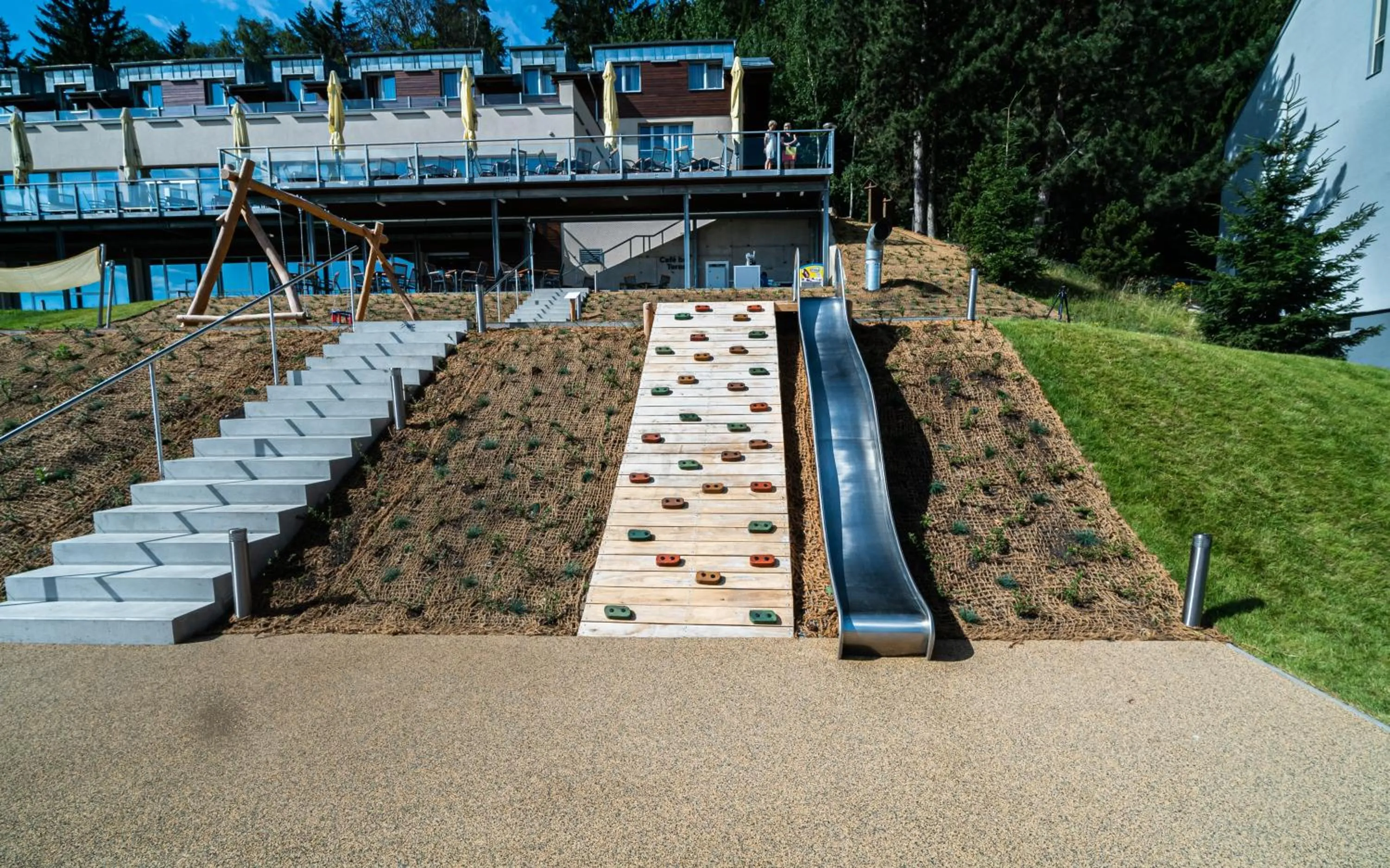 Children play ground in Hotel Monínec