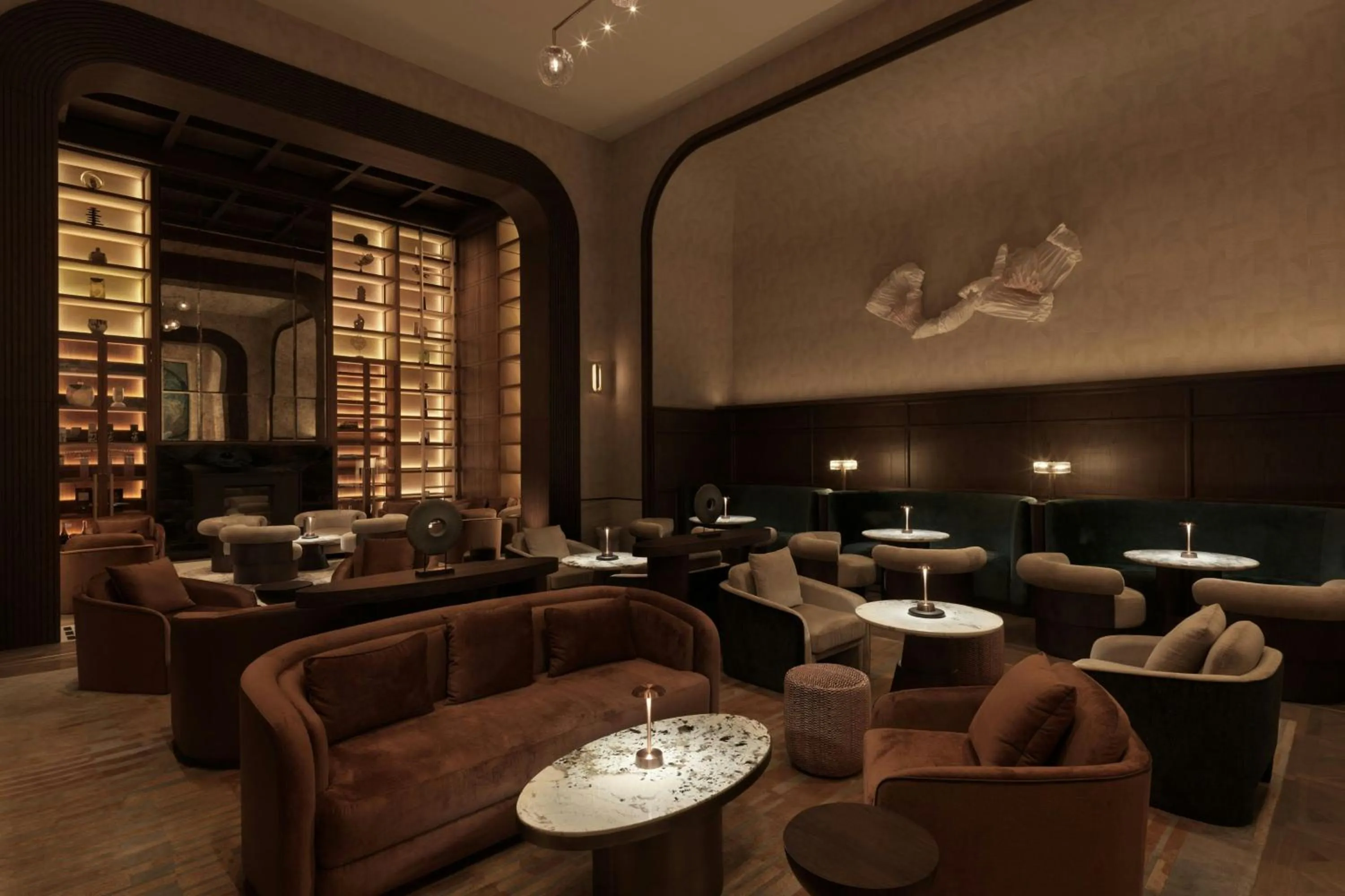 Lounge or bar in The St. Regis Dubai, The Palm