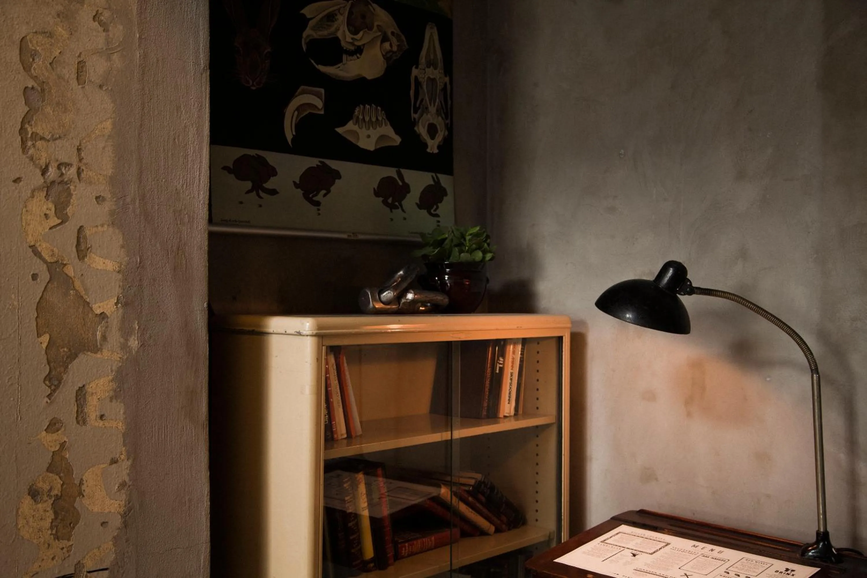 Decorative detail in KEX Hostel and Hotel