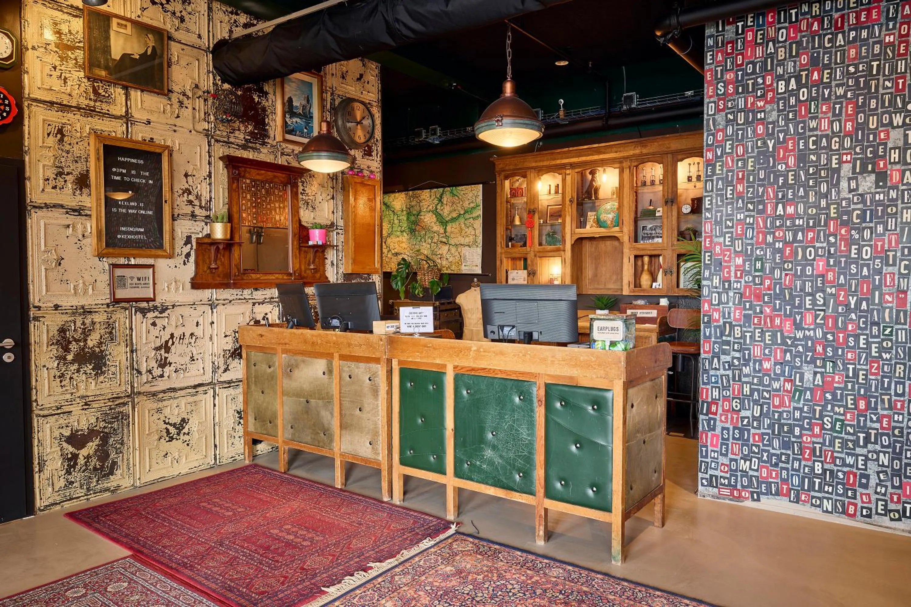 Lobby or reception in KEX Hostel and Hotel