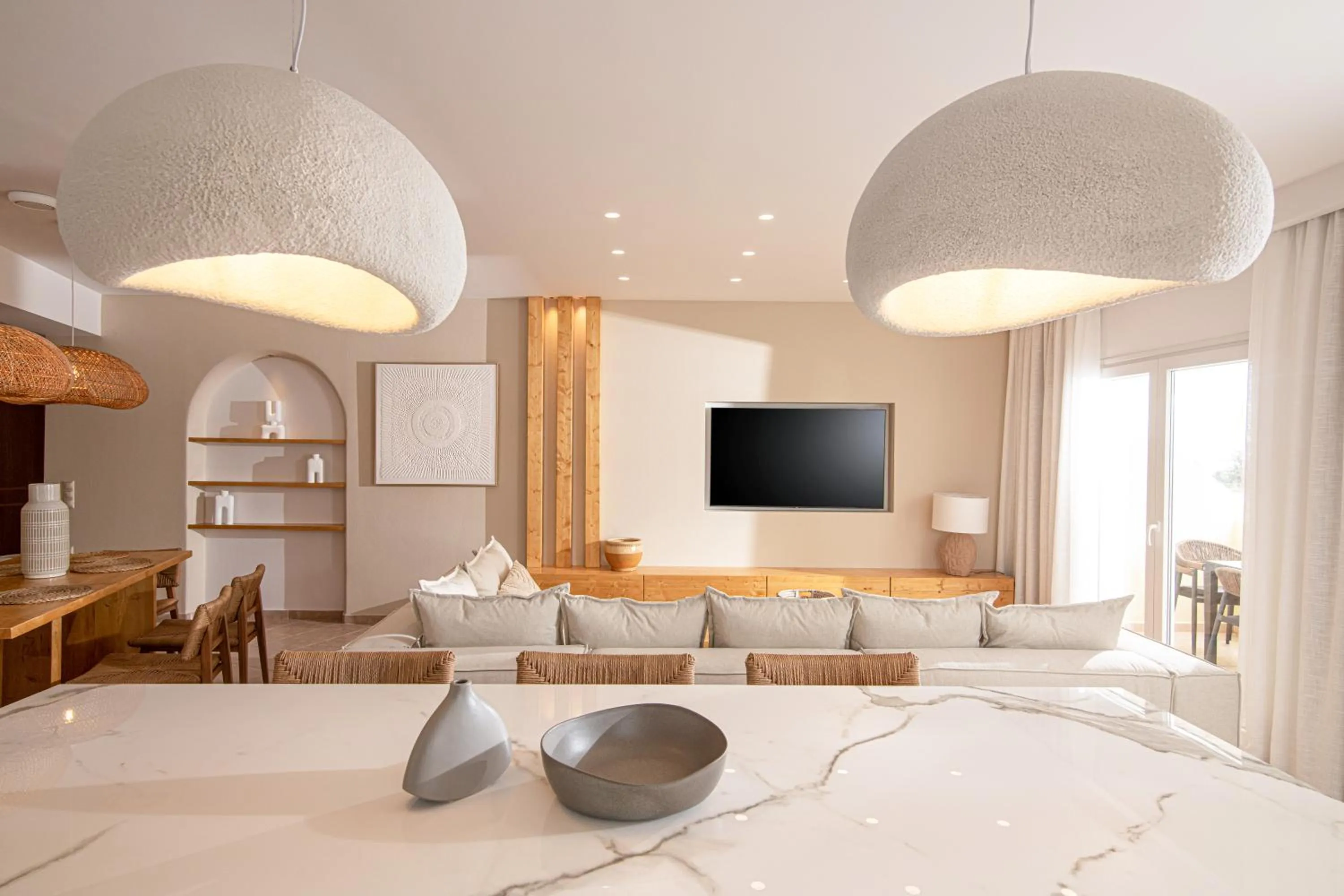 Living room, Bed in Elèa Concept Hotel & Suites