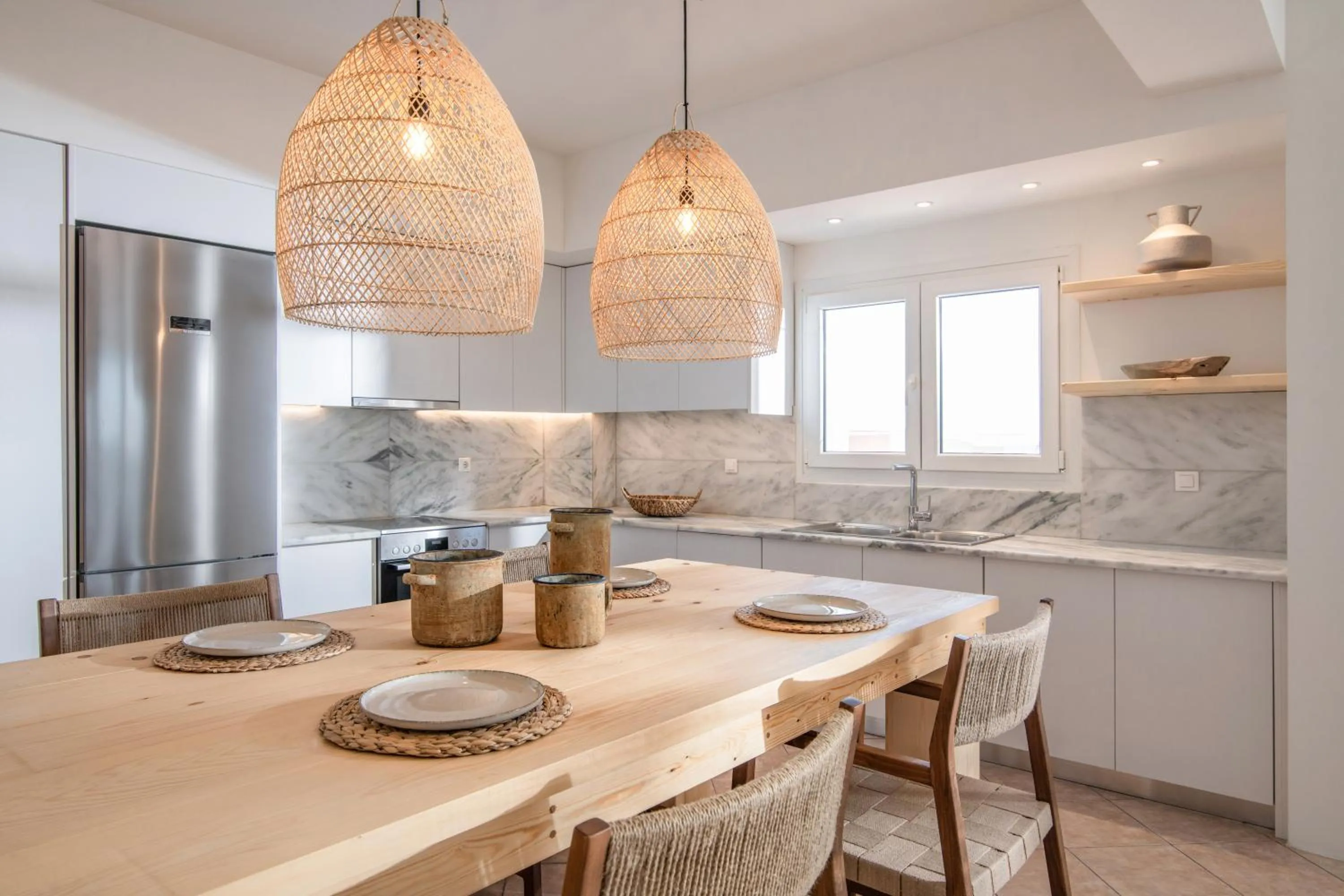 Kitchen or kitchenette in Elèa Concept Hotel & Suites