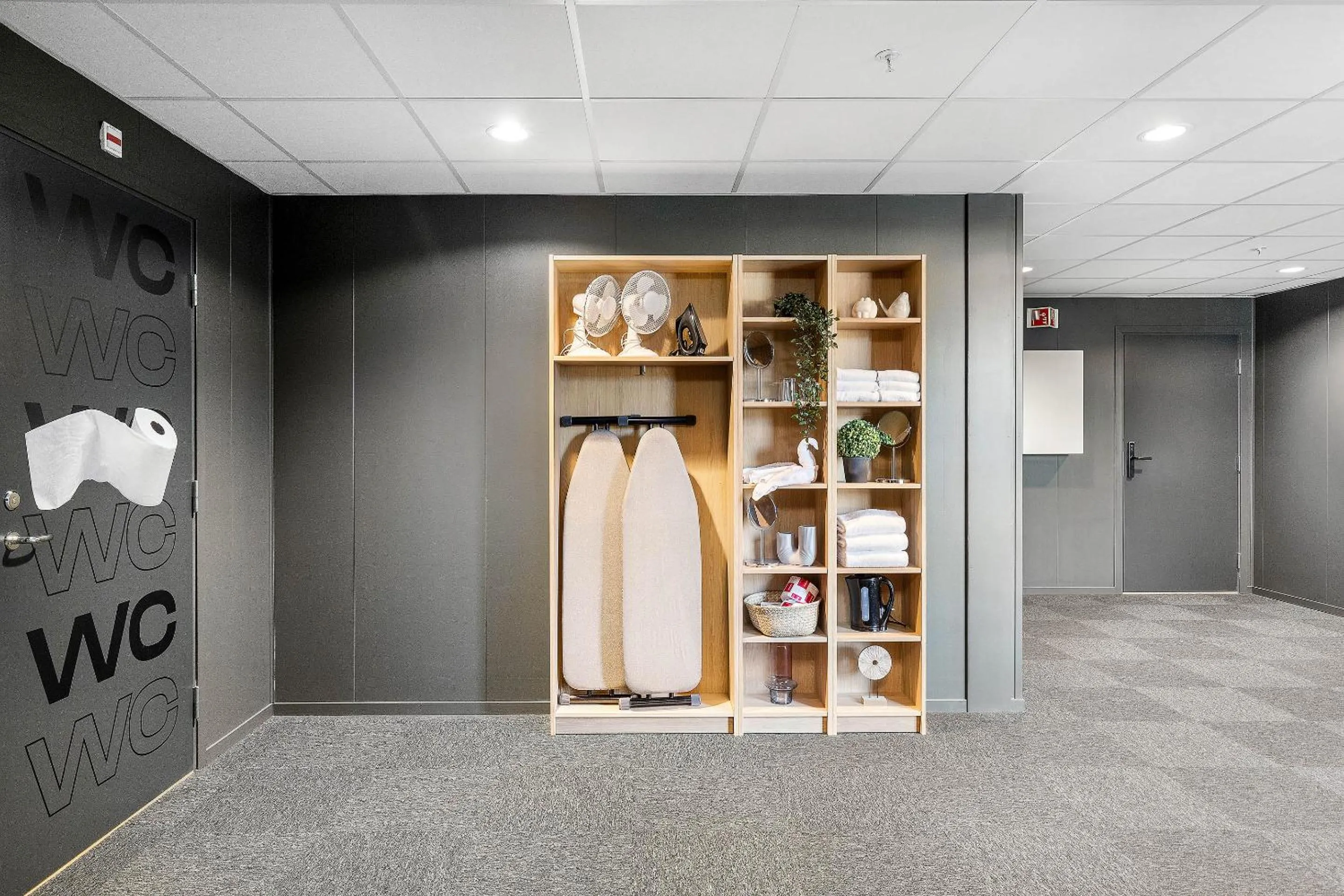 wardrobe in Aiden by Best Western Trondheim Airport