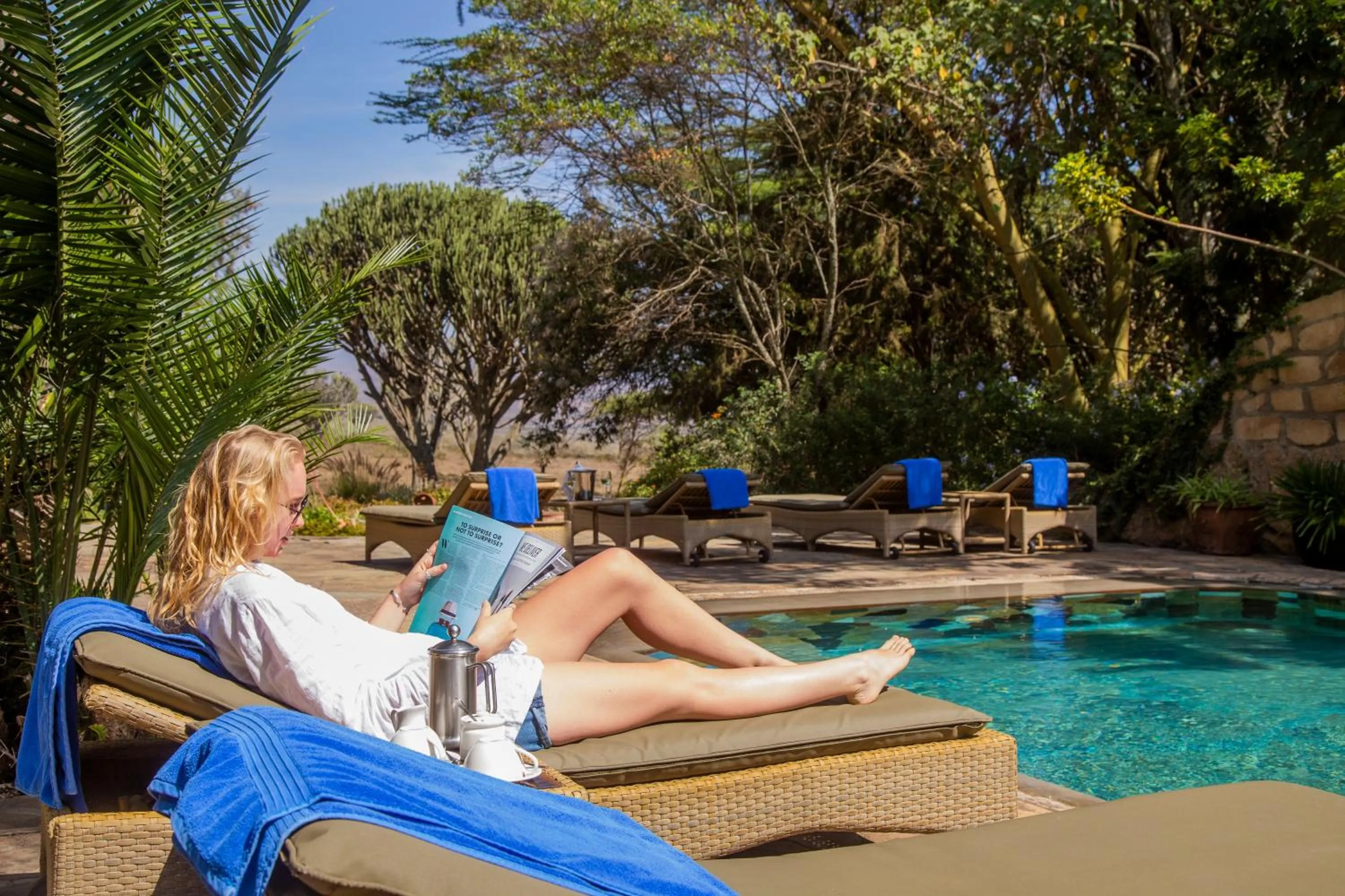 Swimming pool in Chui Lodge