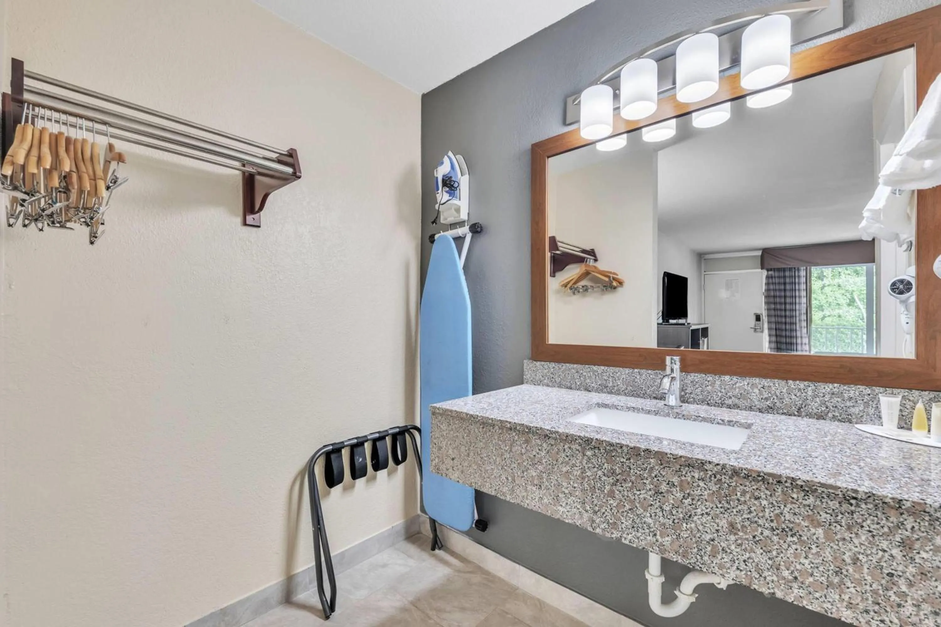 Bathroom in Super 8 by Wyndham Morganton