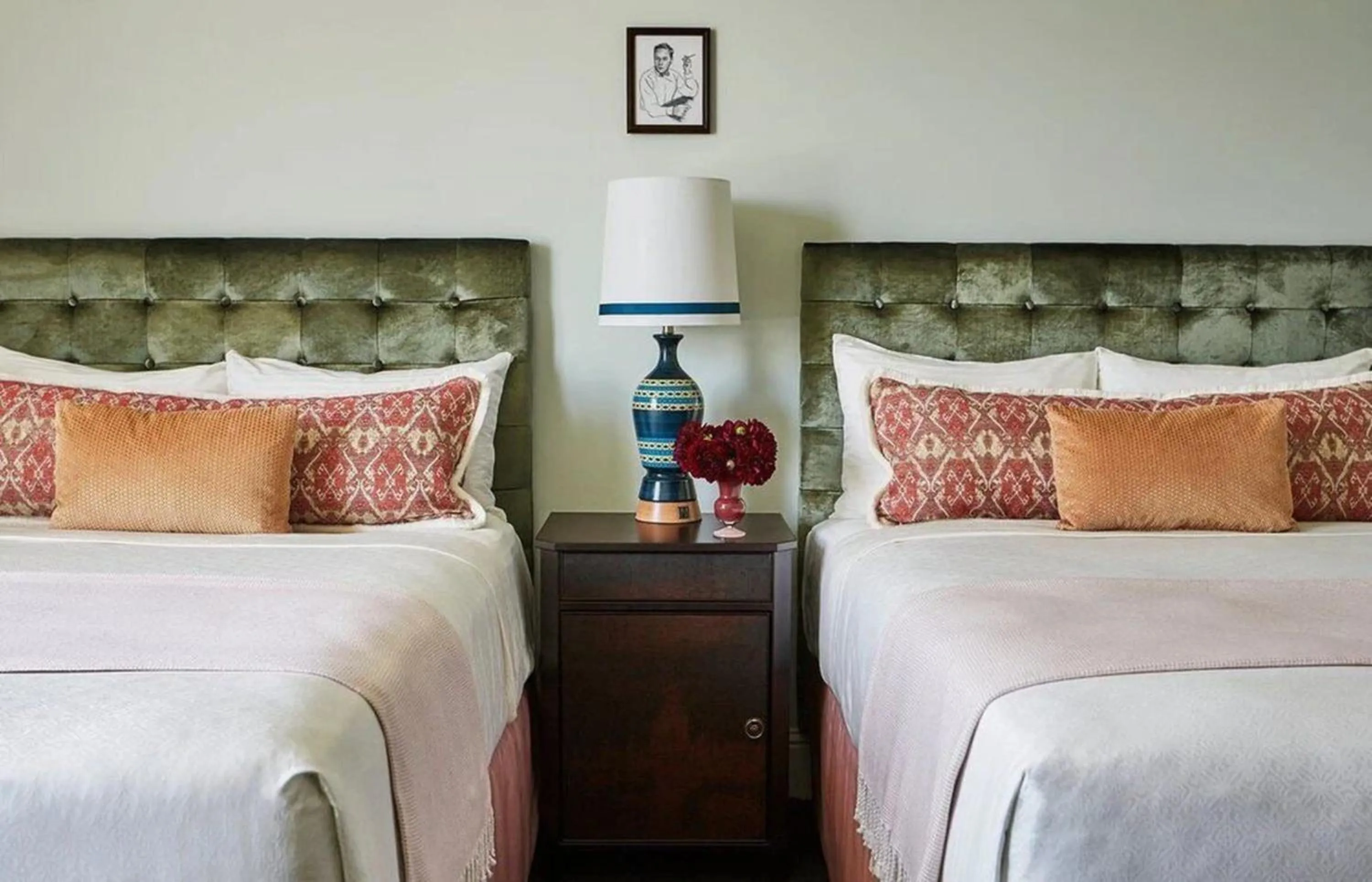 Bed in The Pontchartrain Hotel