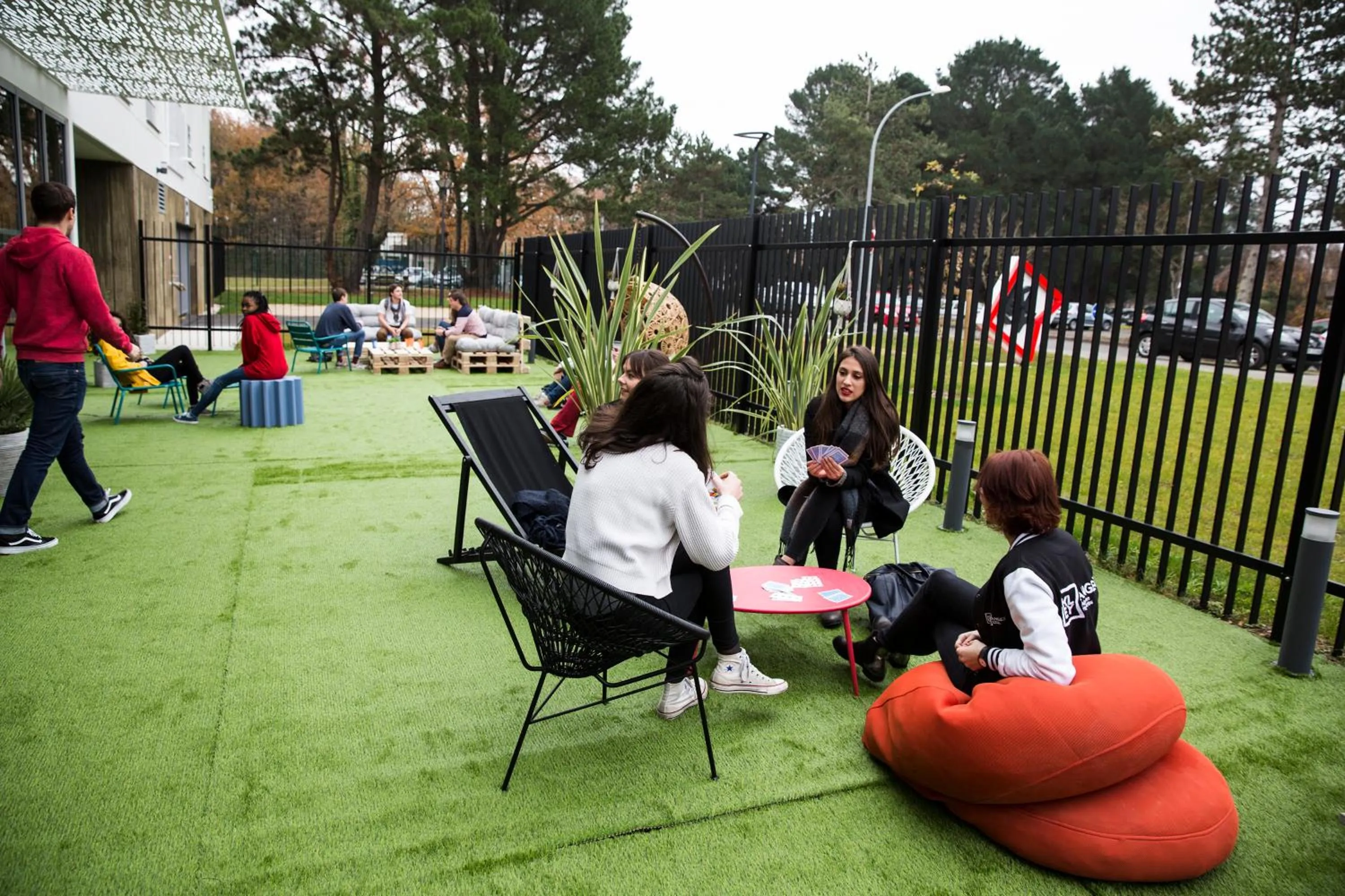 Patio in Résidence Kley Angers