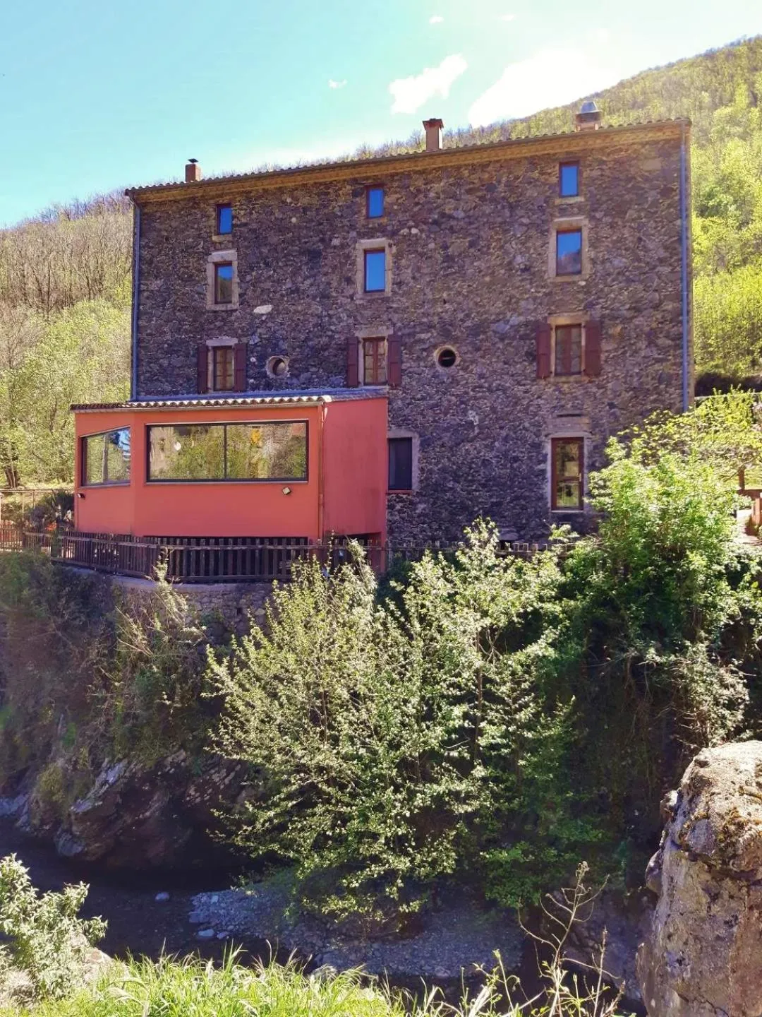 River view in Auberge Cevenole