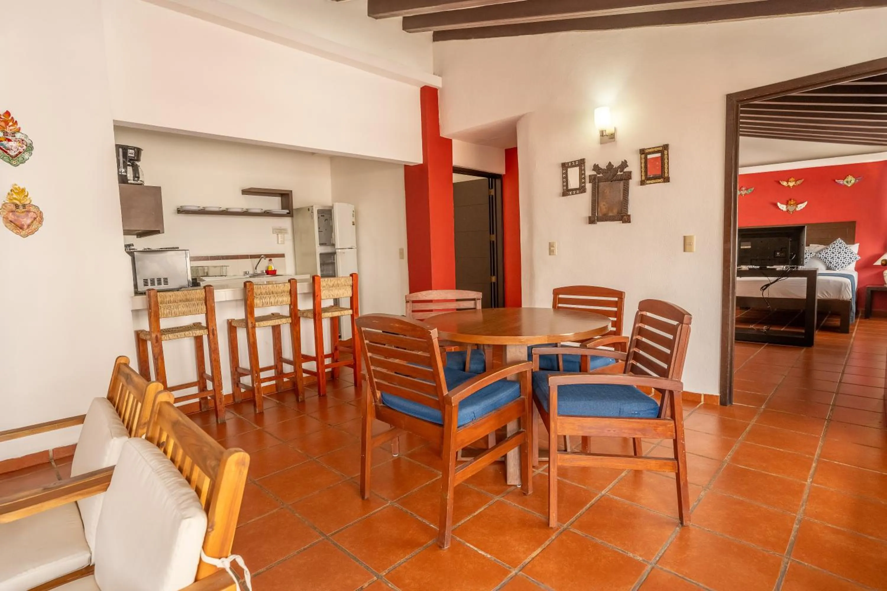 Dining area in La Iguana Vallarta LGBT ADULTS ONLY - Romantic Zone - Party Clubbing Street
