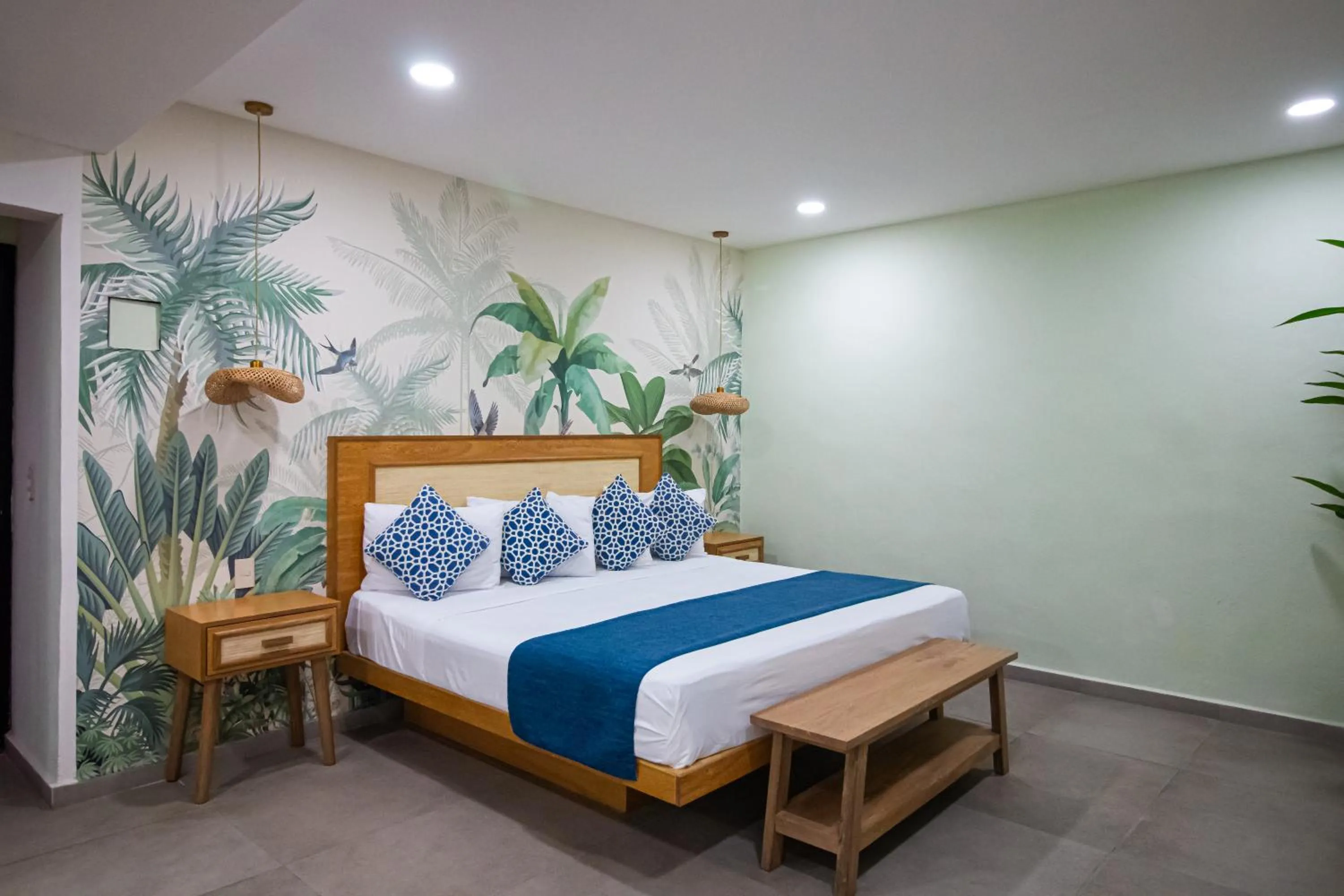 Bedroom, Bed in La Iguana Vallarta LGBT ADULTS ONLY - Romantic Zone - Party Clubbing Street