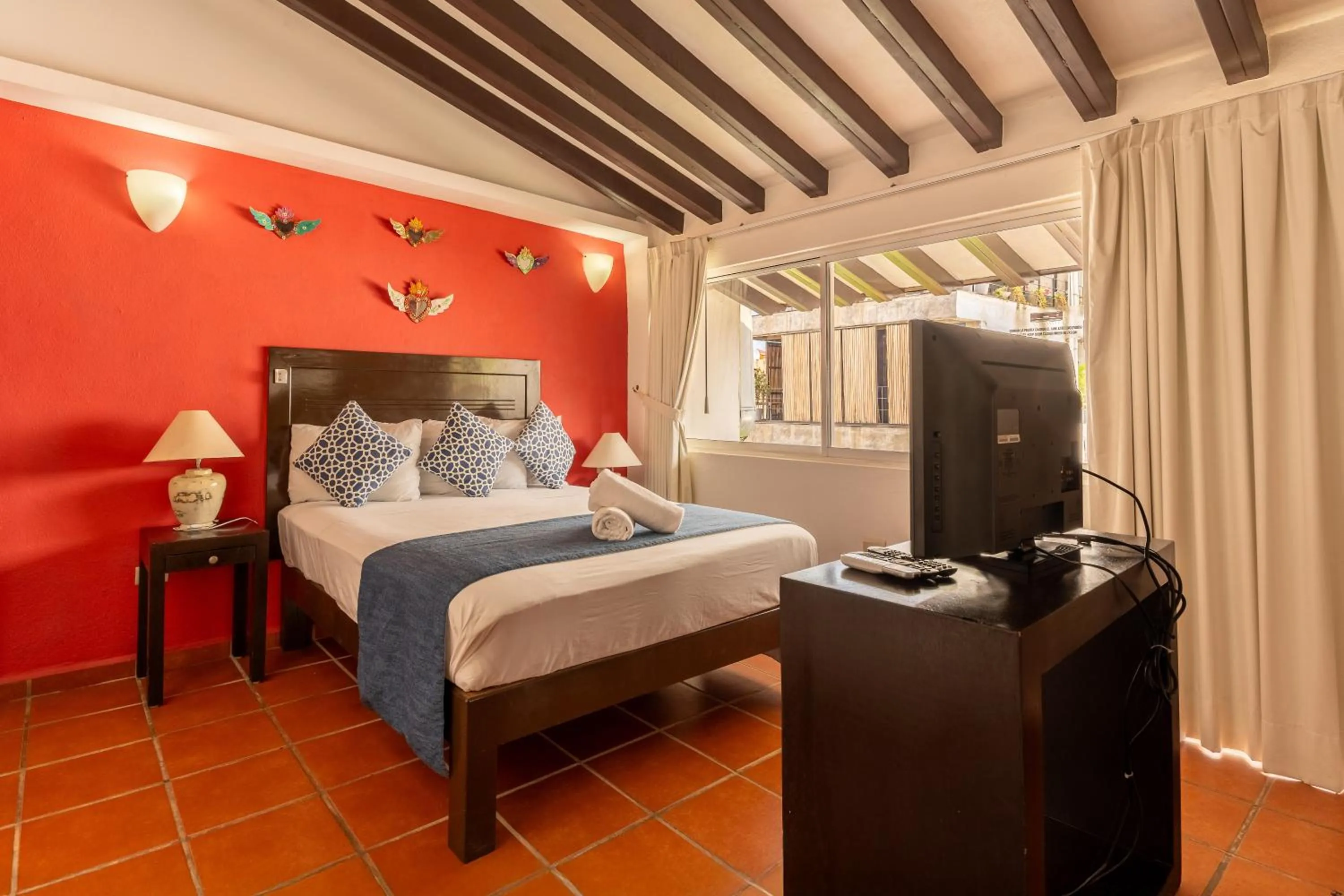 Bed in La Iguana Vallarta LGBT ADULTS ONLY - Romantic Zone - Party Clubbing Street