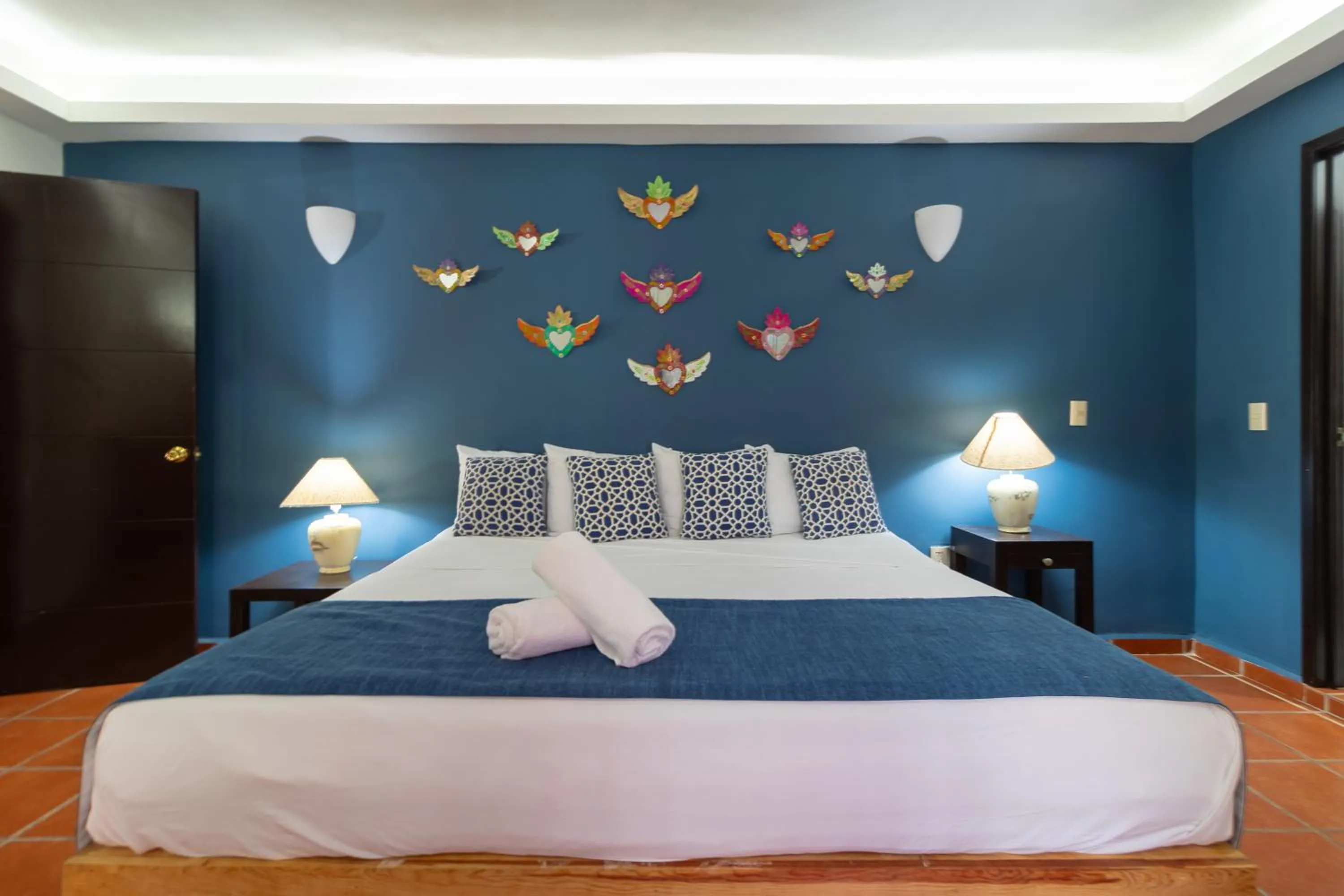 Bed in La Iguana Vallarta LGBT ADULTS ONLY - Romantic Zone - Party Clubbing Street