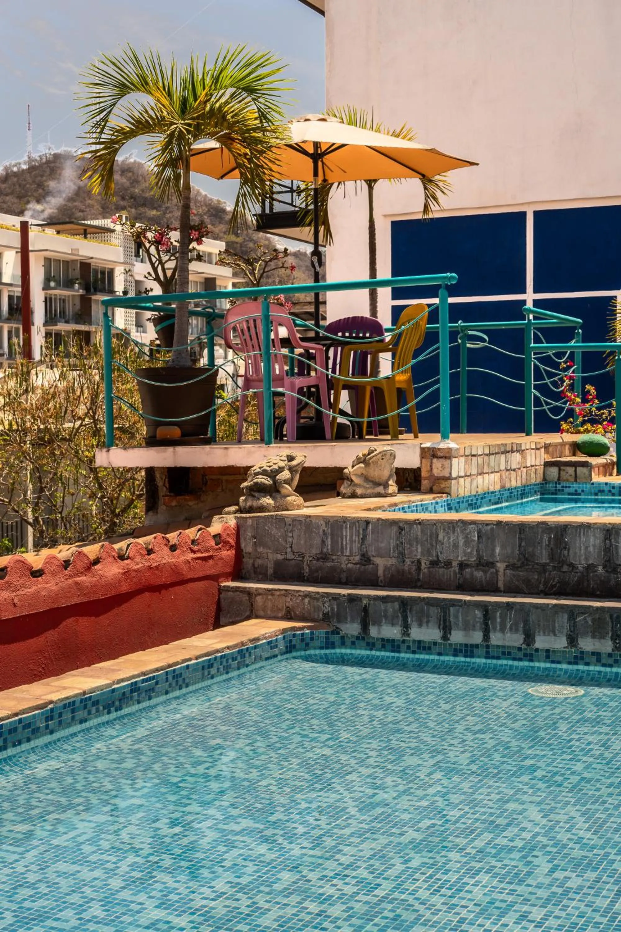 Bird's eye view in La Iguana Vallarta LGBT ADULTS ONLY - Romantic Zone - Party Clubbing Street