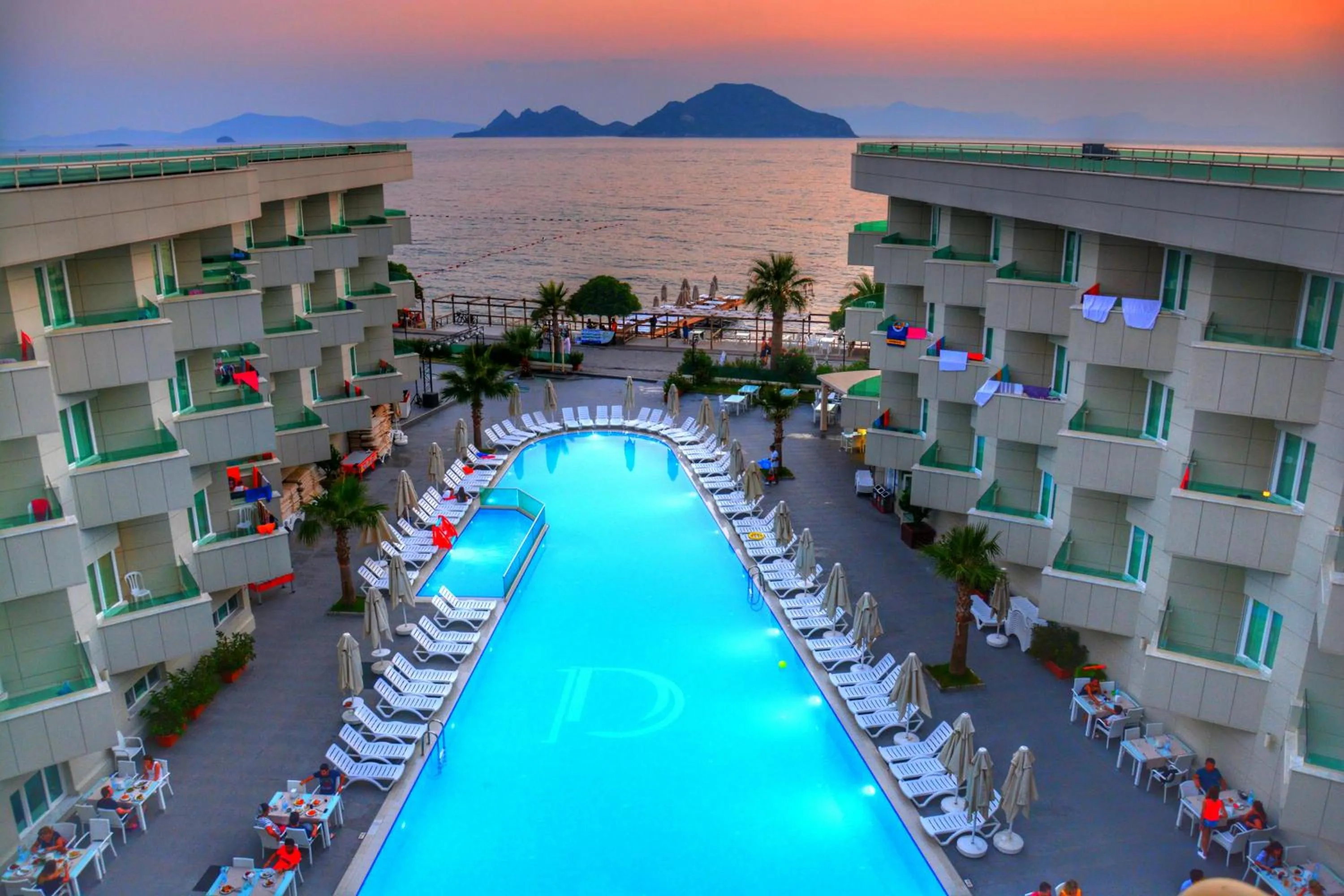 Pool view in Dragut Point South Hotel-All Inclusive