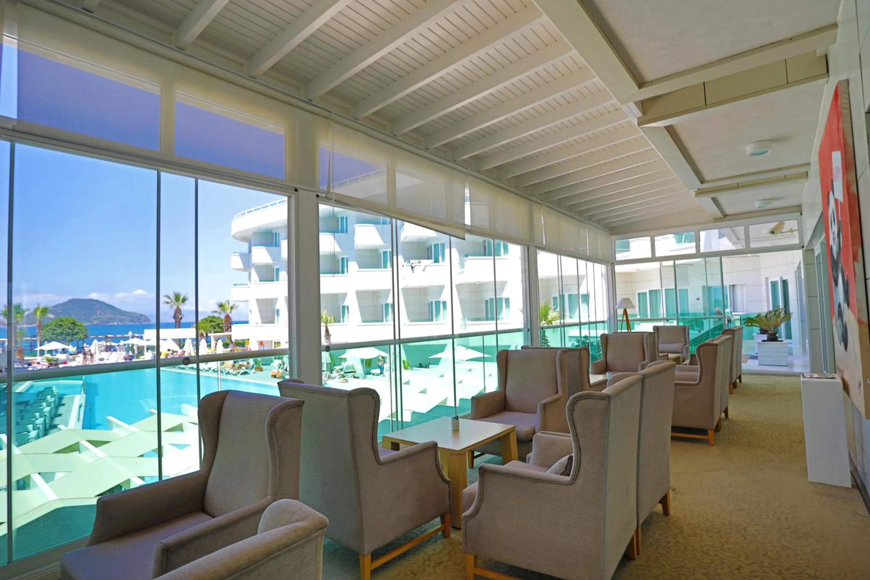 Patio in Dragut Point South Hotel-All Inclusive