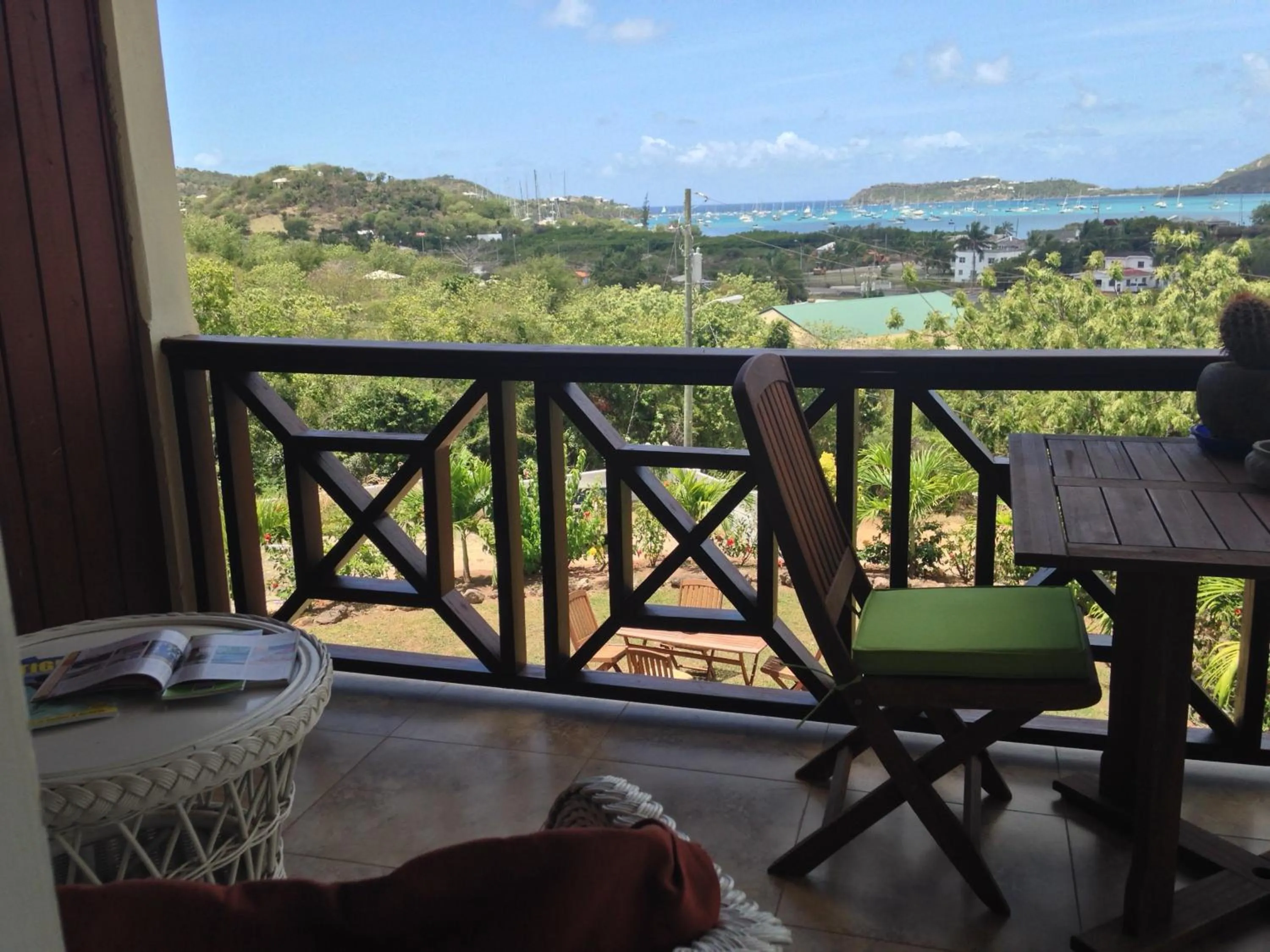 Garden view in Villa Touloulou