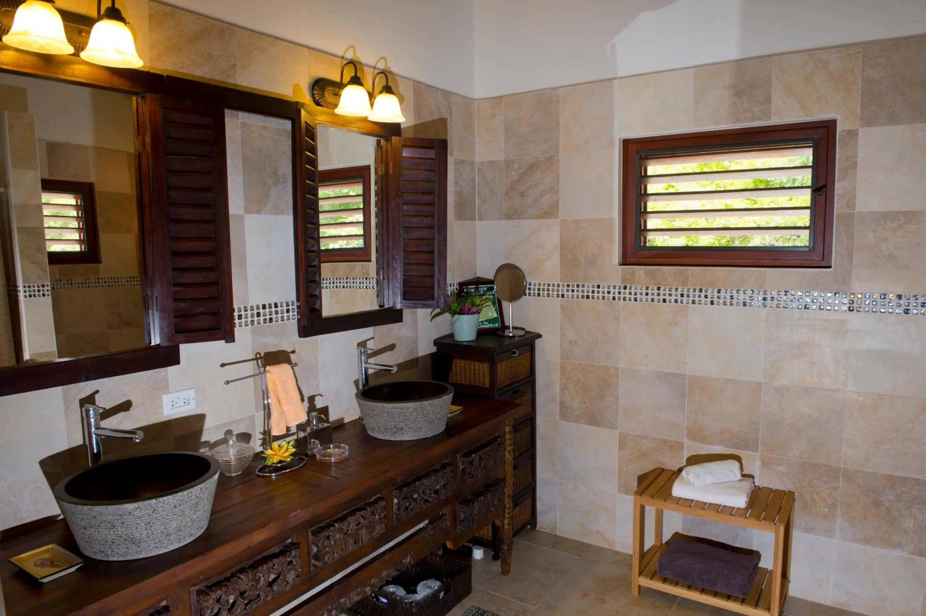 Bathroom in Villa Touloulou