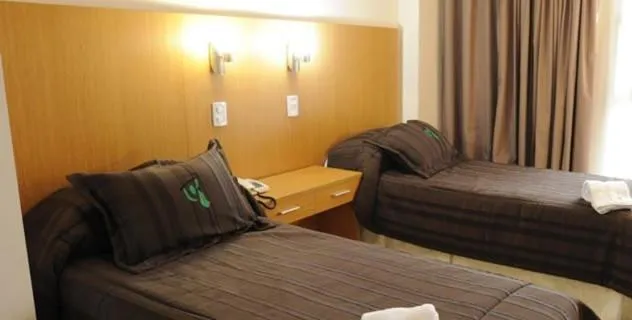 Bed in Hotel Osam