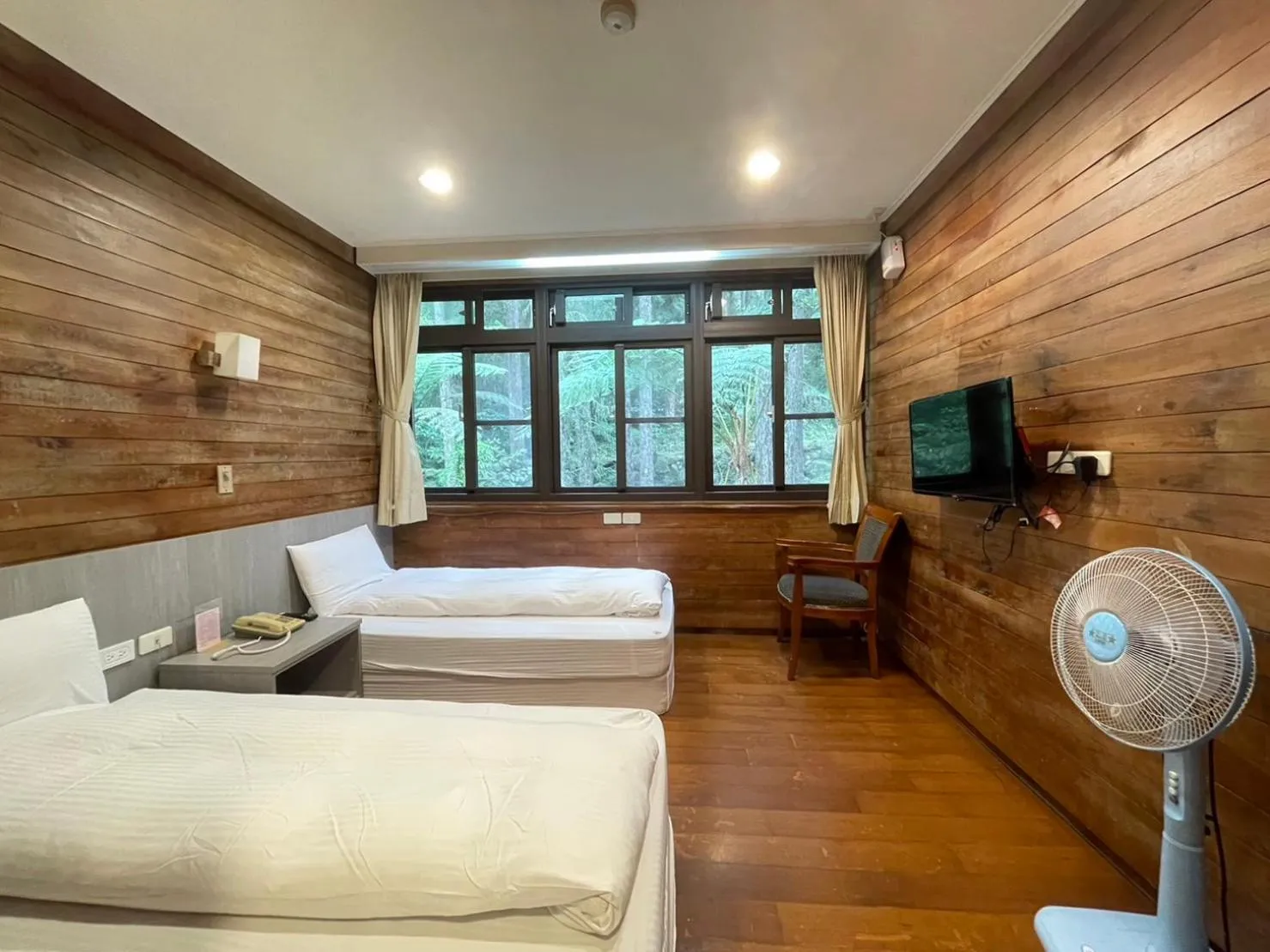 Bed in Xitou Youth Activity Center