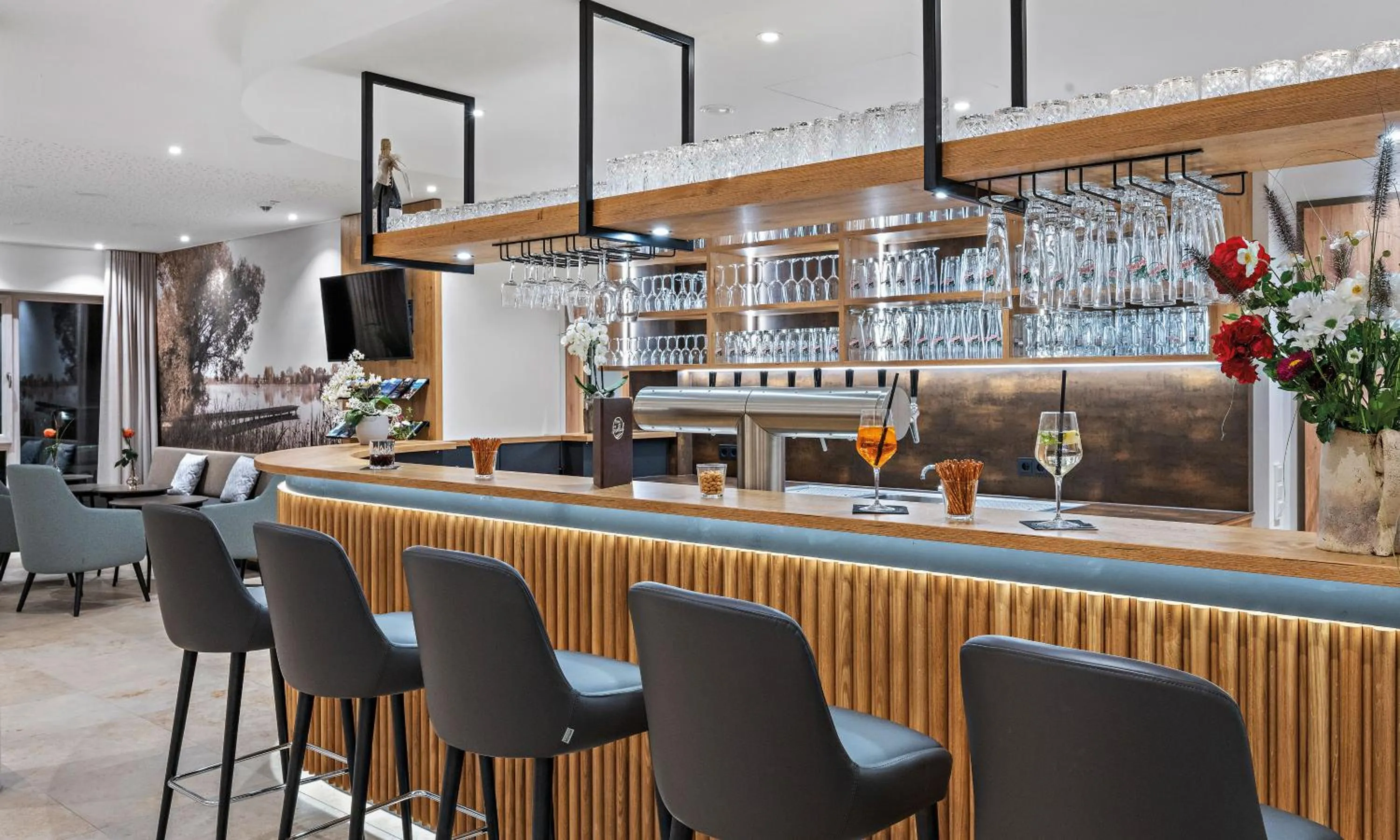 Lounge or bar in Hotel Seeblick