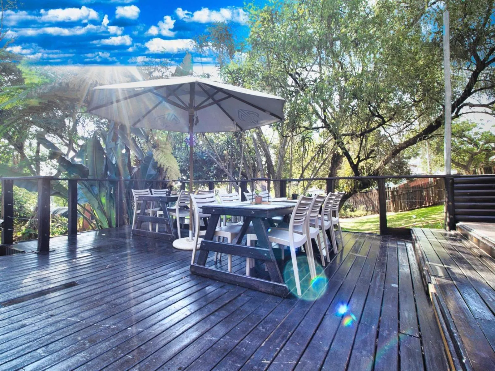 Patio in Hotel 247 @ White River