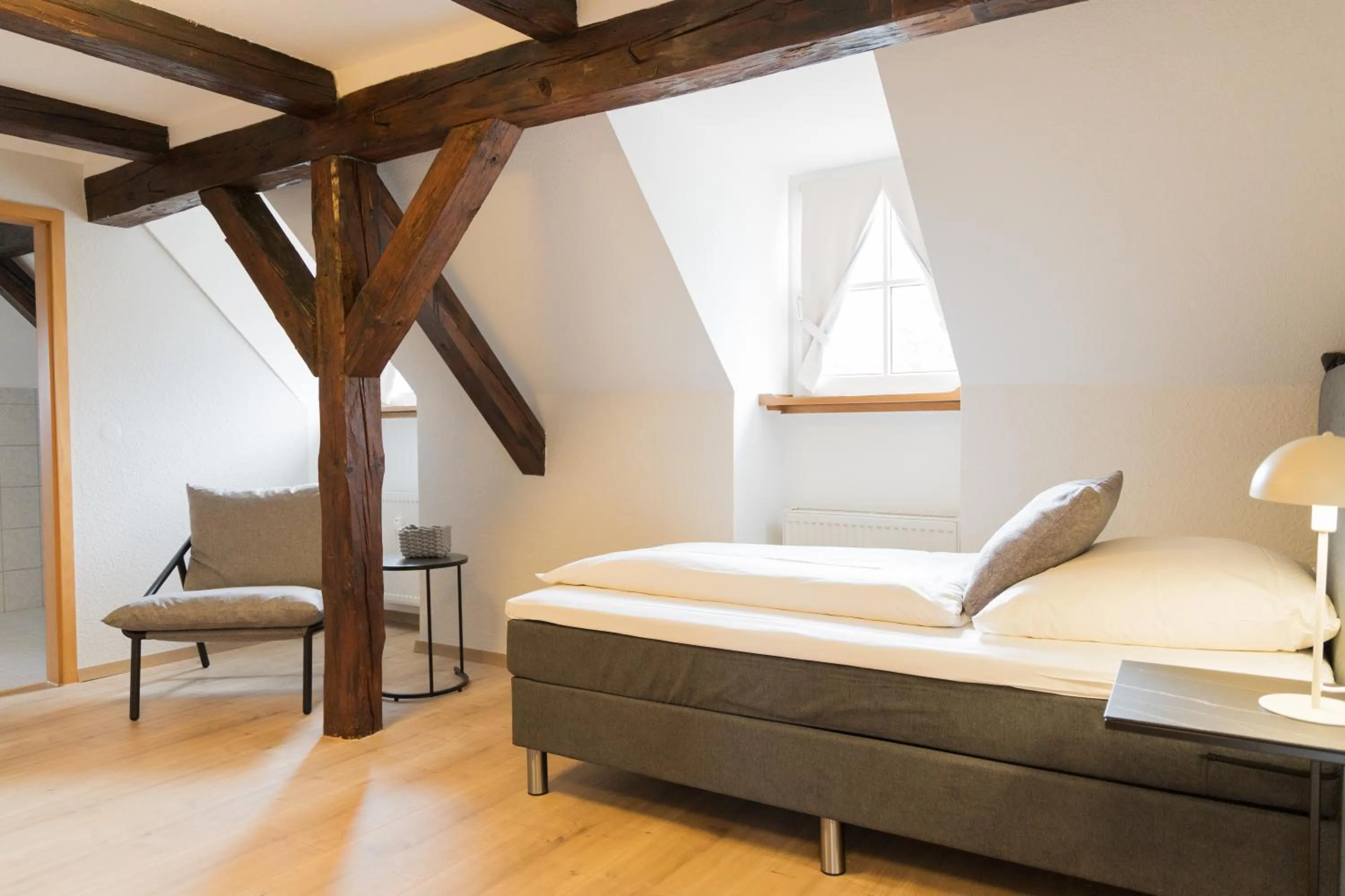 Photo of the whole room, Bed in Hotel Garni Promenade