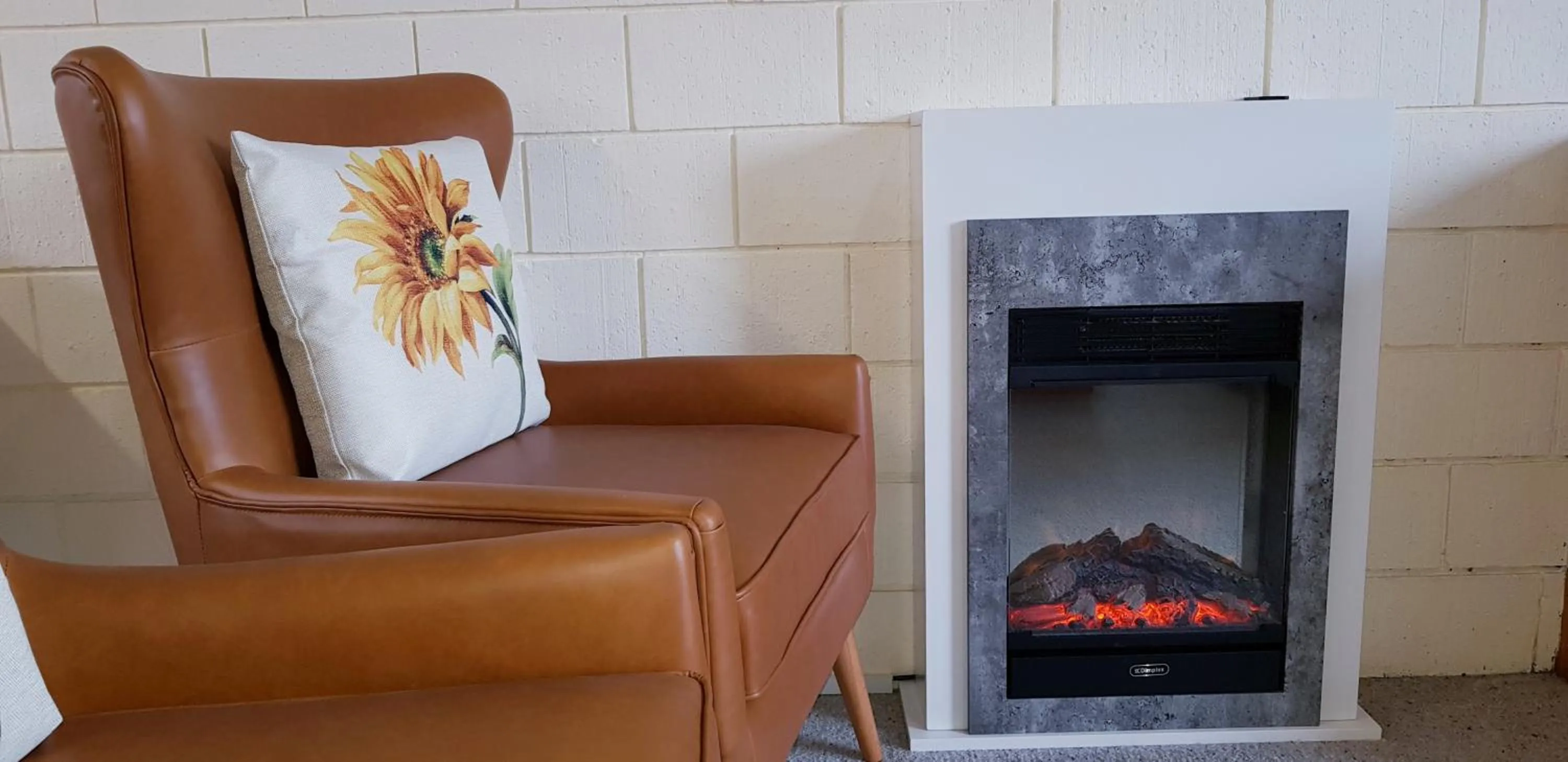 Seating area in Blue Seas Holiday Villas