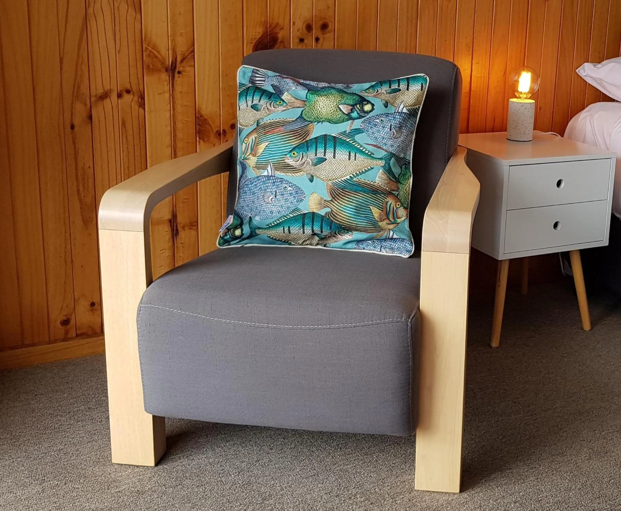 Living room, Bed in Blue Seas Holiday Villas