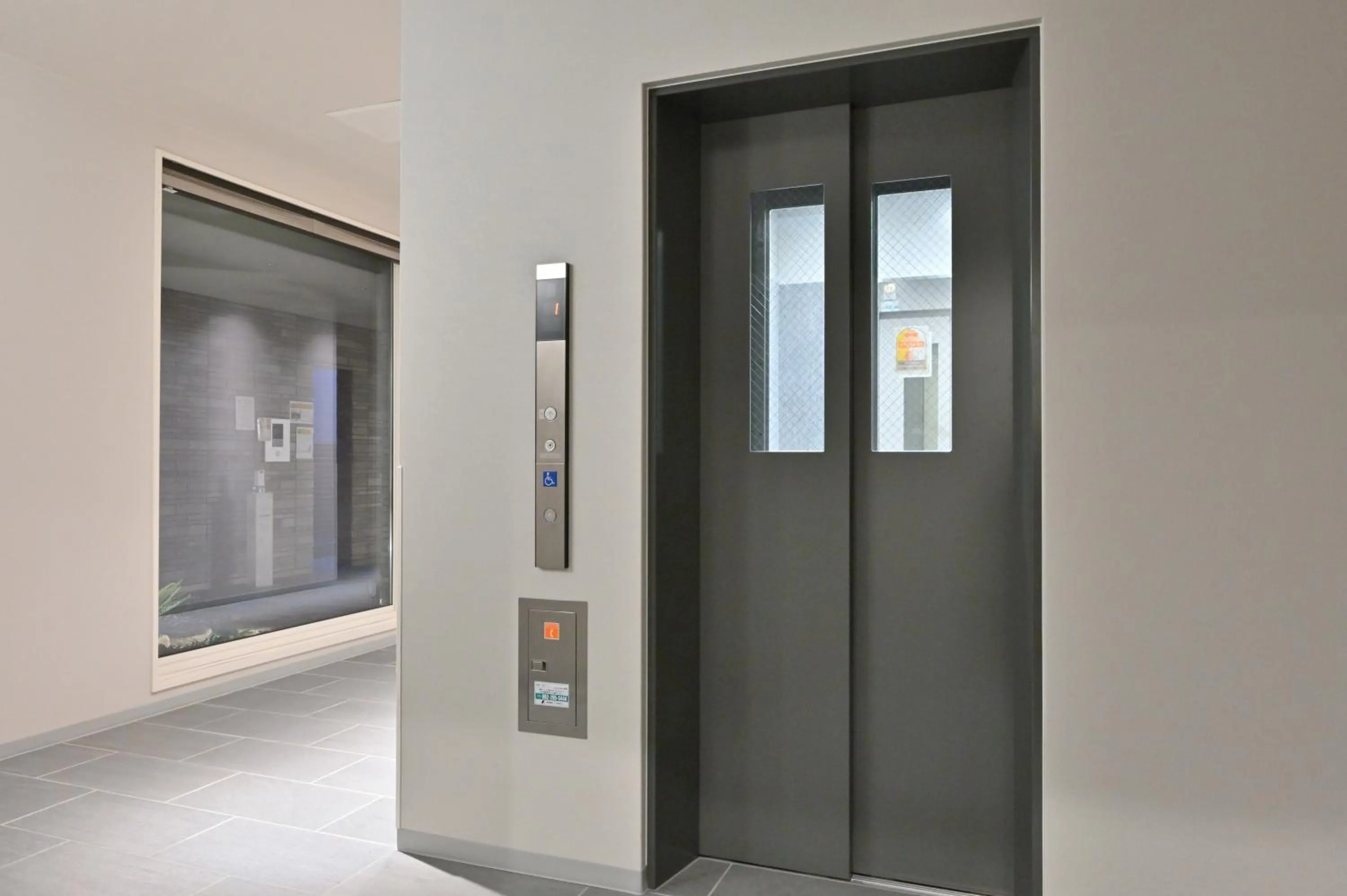 elevator in GRAND BASE Hiroshima Peace Memorial Park